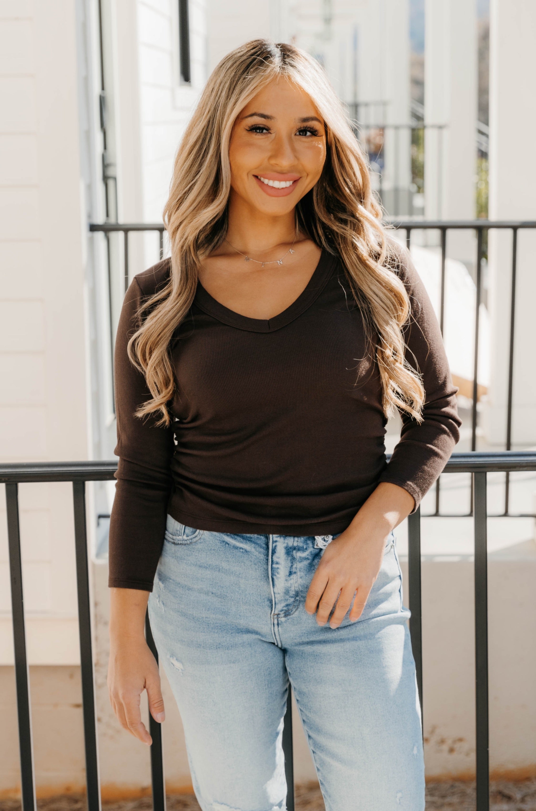 Michael Stars Enid Ribbed Crop Tee - Final Sale 30% off in cart