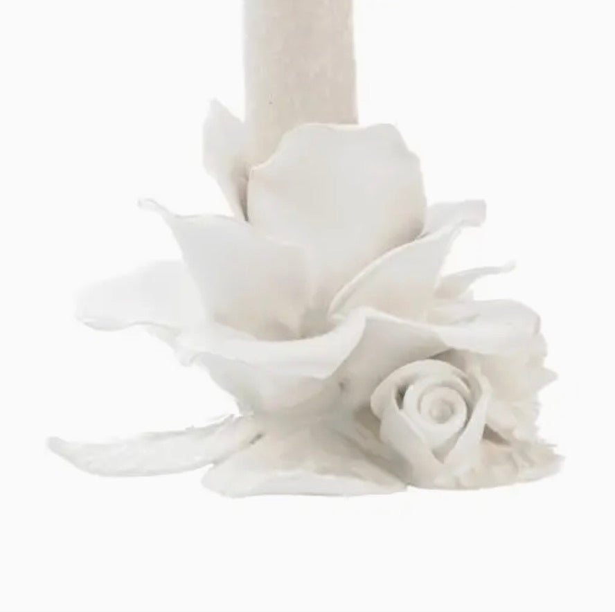 Handcrafted Rose Petal Candle Holder