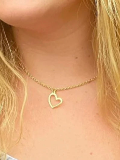 Inspire Designs Heart for Cure necklace - Final Sale 30% off in cart