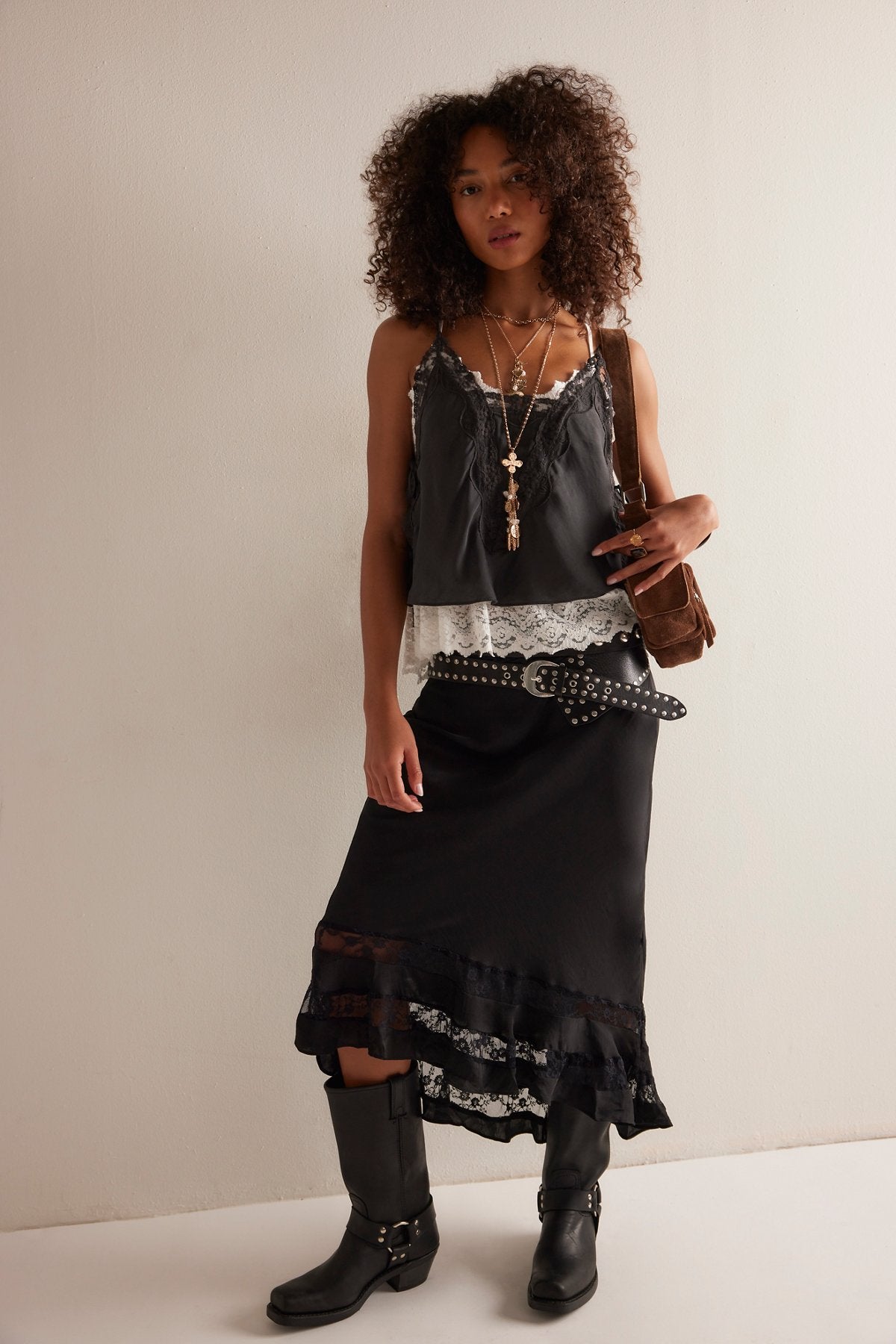 Long Lost Lover Half Slip - Black
