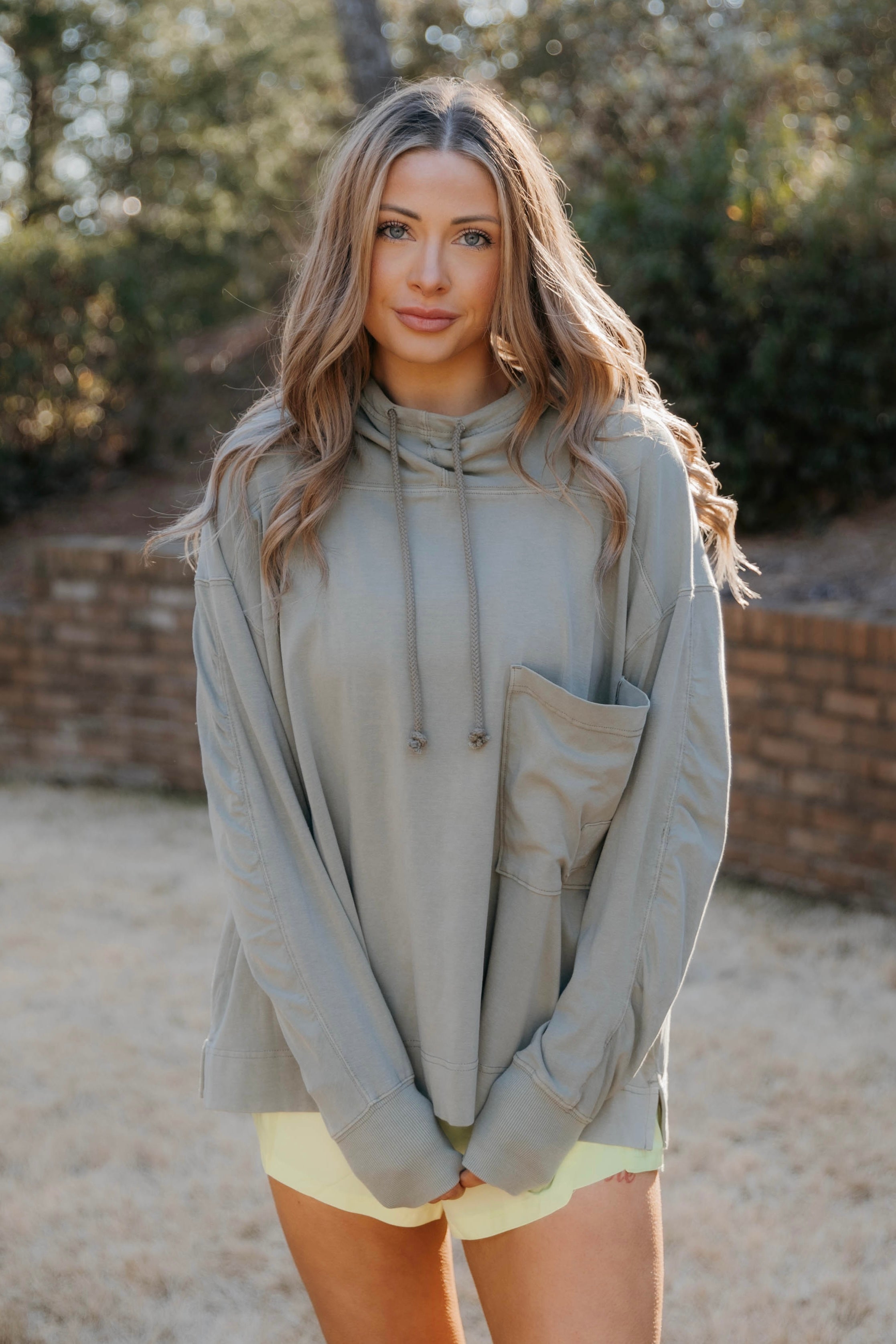 Free People Hot Shot Hooded Layer