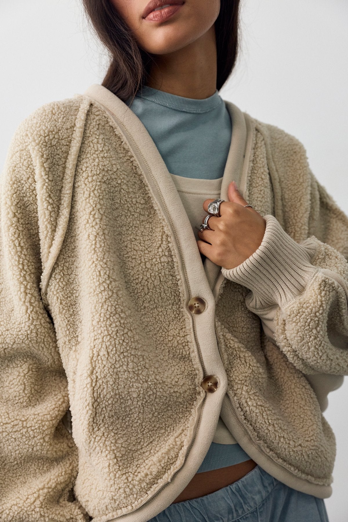 Cabin Hero Cardi - Morning Oat