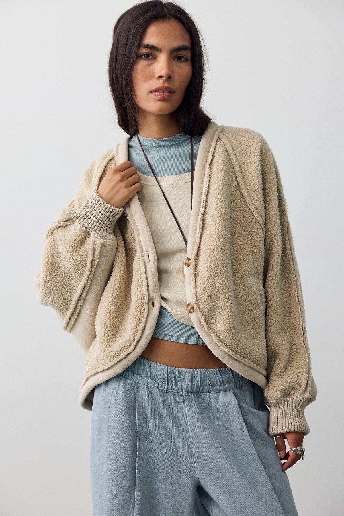 Cabin Hero Cardi - Morning Oat