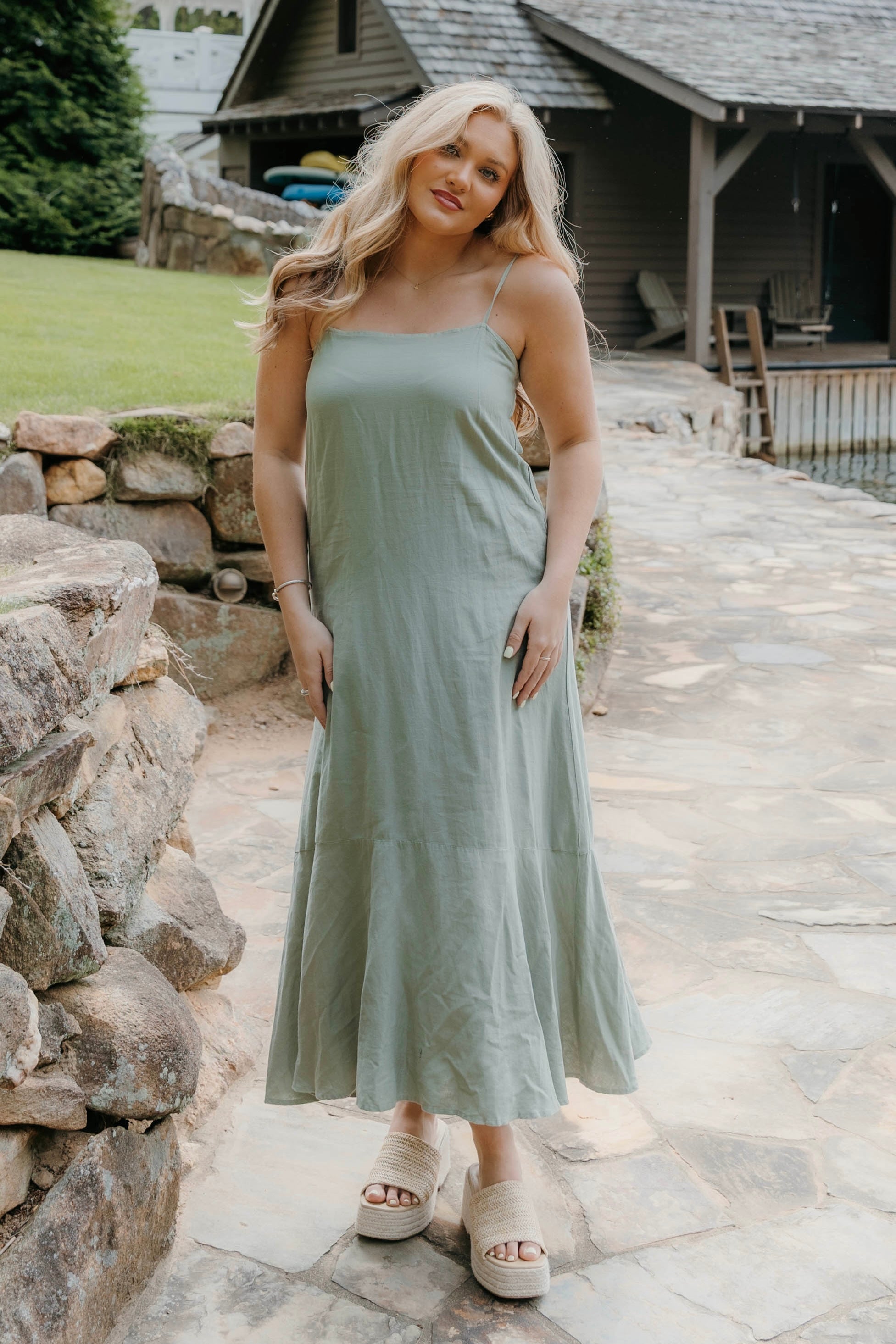 Z Supply Coast Linen Maxi Dress - Final Sale 25% off in cart