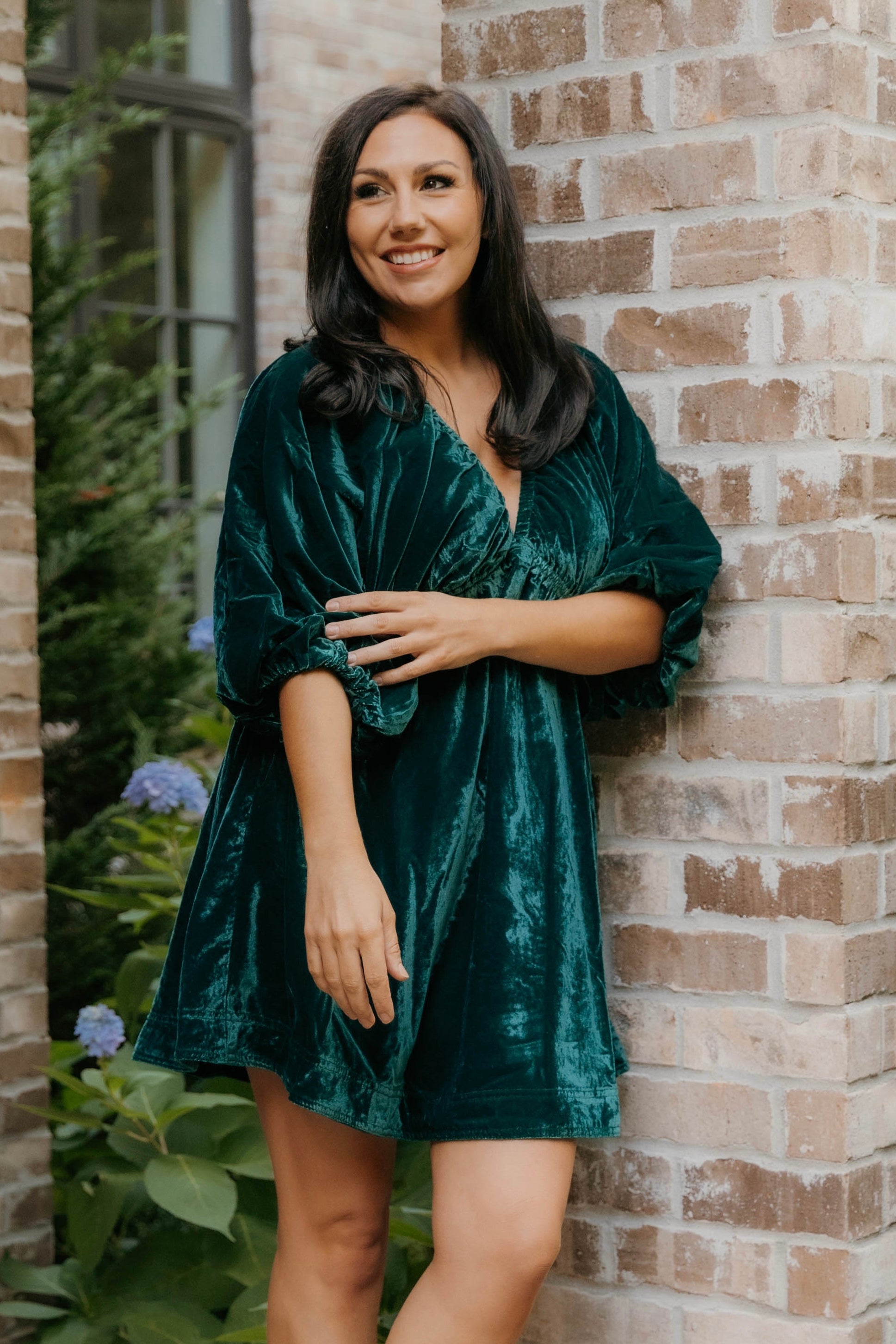 Free People Portia Velvet Mini Dress - Final Sale 30% off in cart