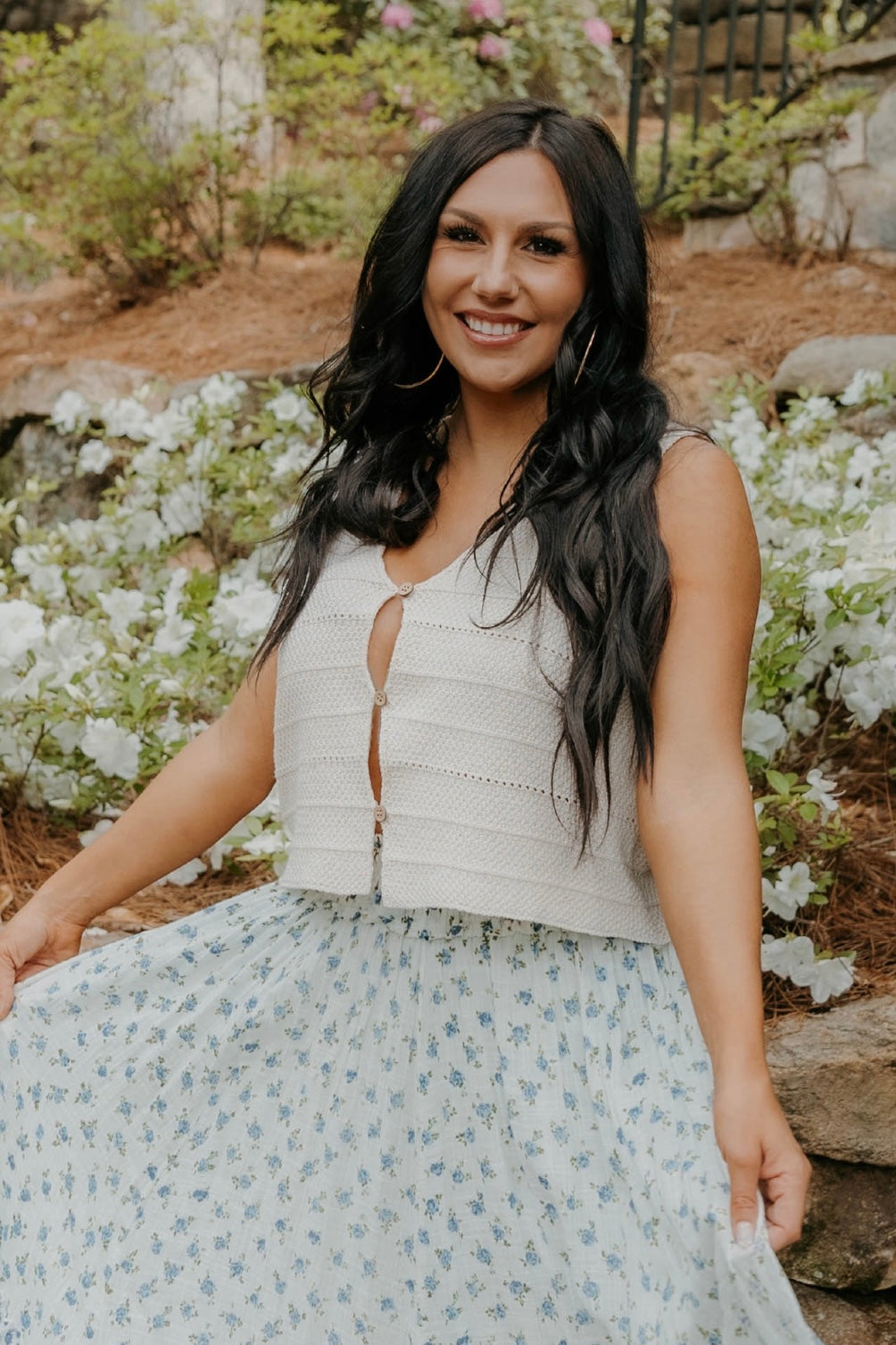 Ensley V-Neck Sleeveless Sweater Vest - Final Sale 40% off in cart