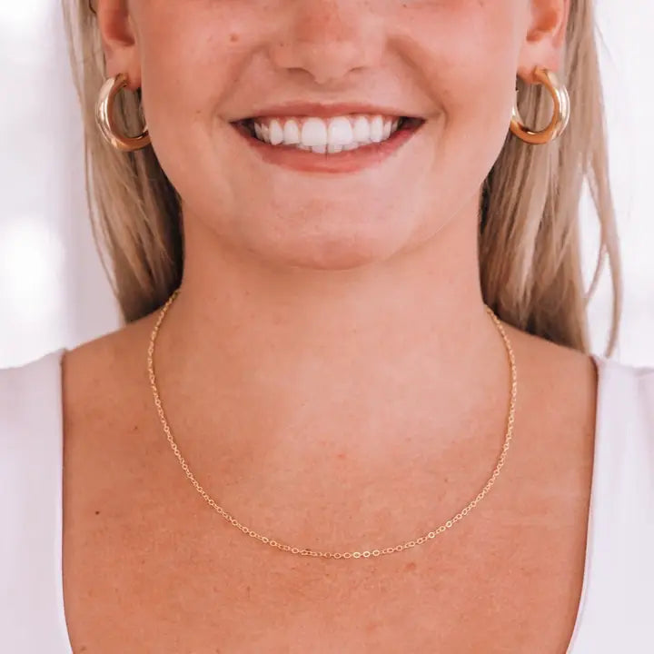 Inspire Designs Refined Necklace - 16k Gold Fill - Final Sale 30% off in cart