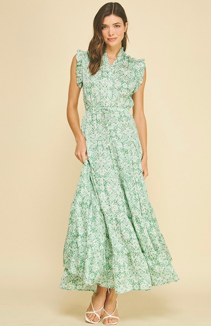 Willow Mint Maxi Dress