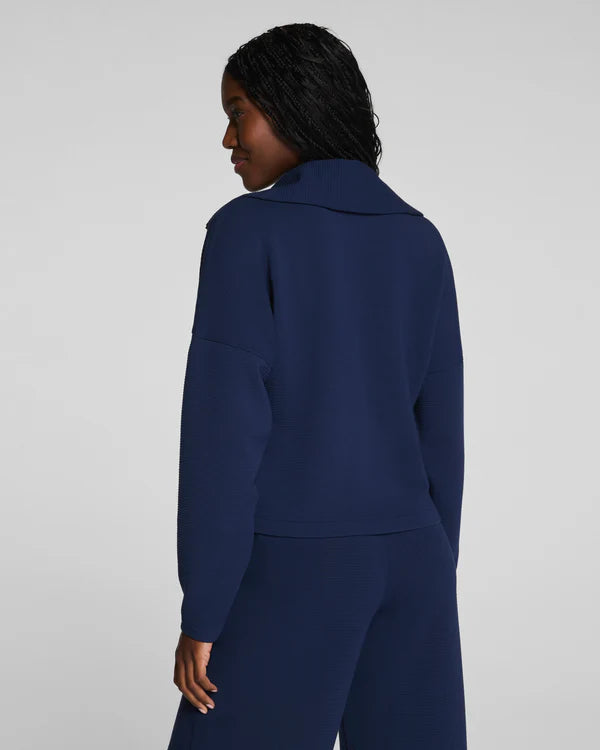 SPANX AirEssentials French Rib Half Zip