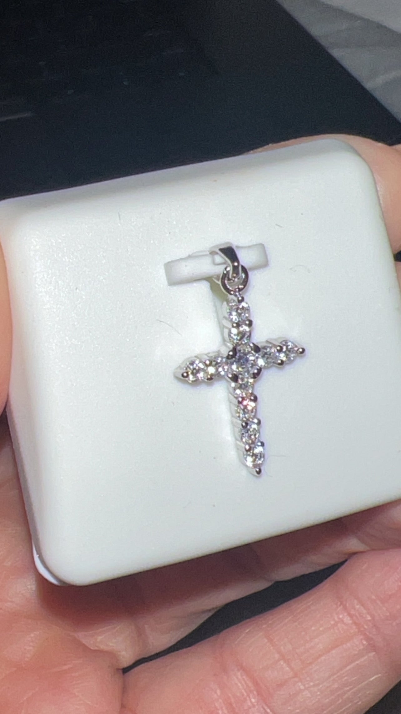 The Classic Cross Sterling Silver Charm