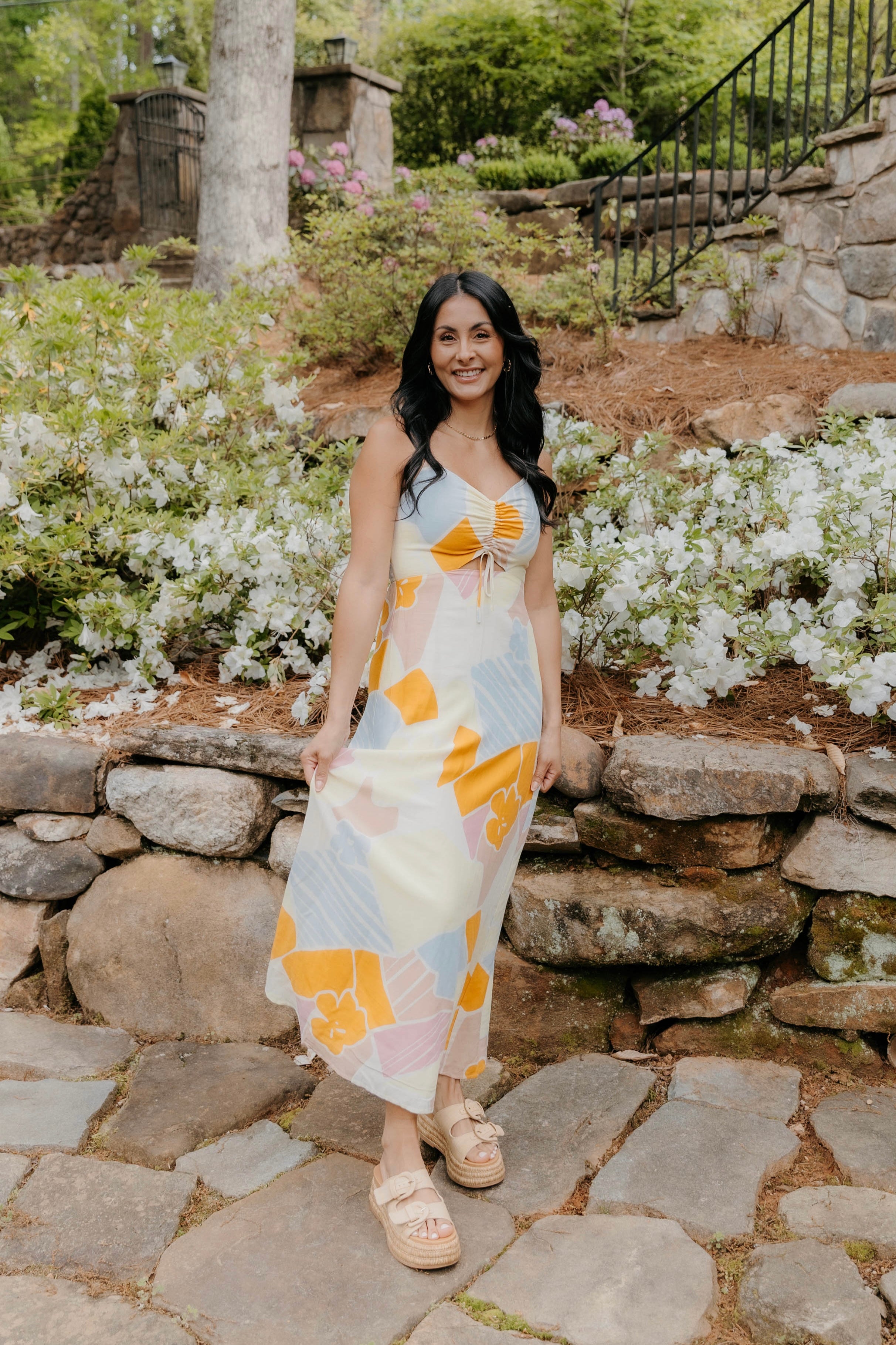 Z Supply Aura Riviera Floral Maxi Dress - Final Sale 40% off in cart