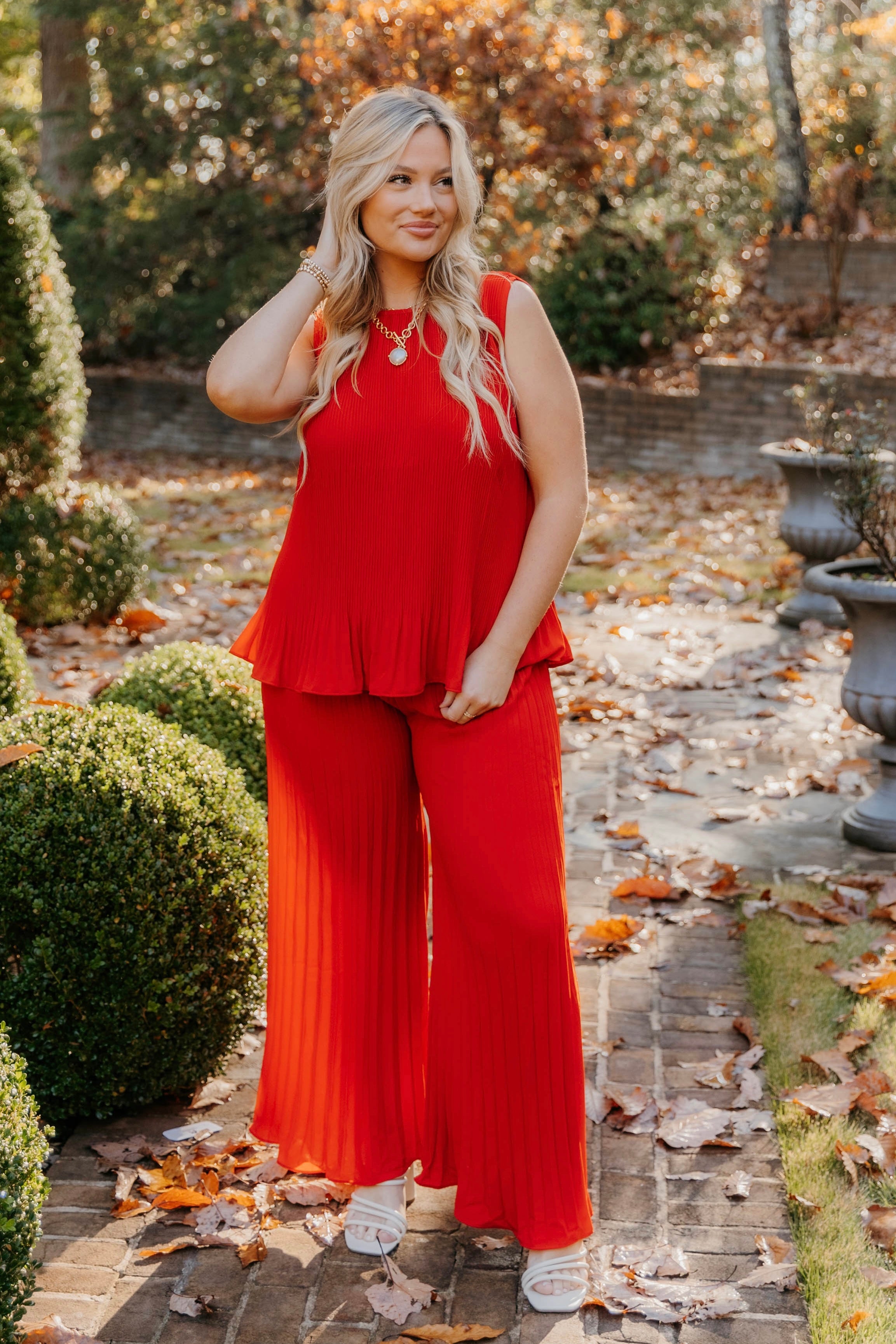 Mariah Pleated Long Dress Pant - Final Sale 40% off in cart