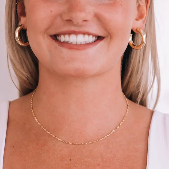 Inspire Designs Refined Necklace - 16k Gold Fill - Final Sale 30% off in cart