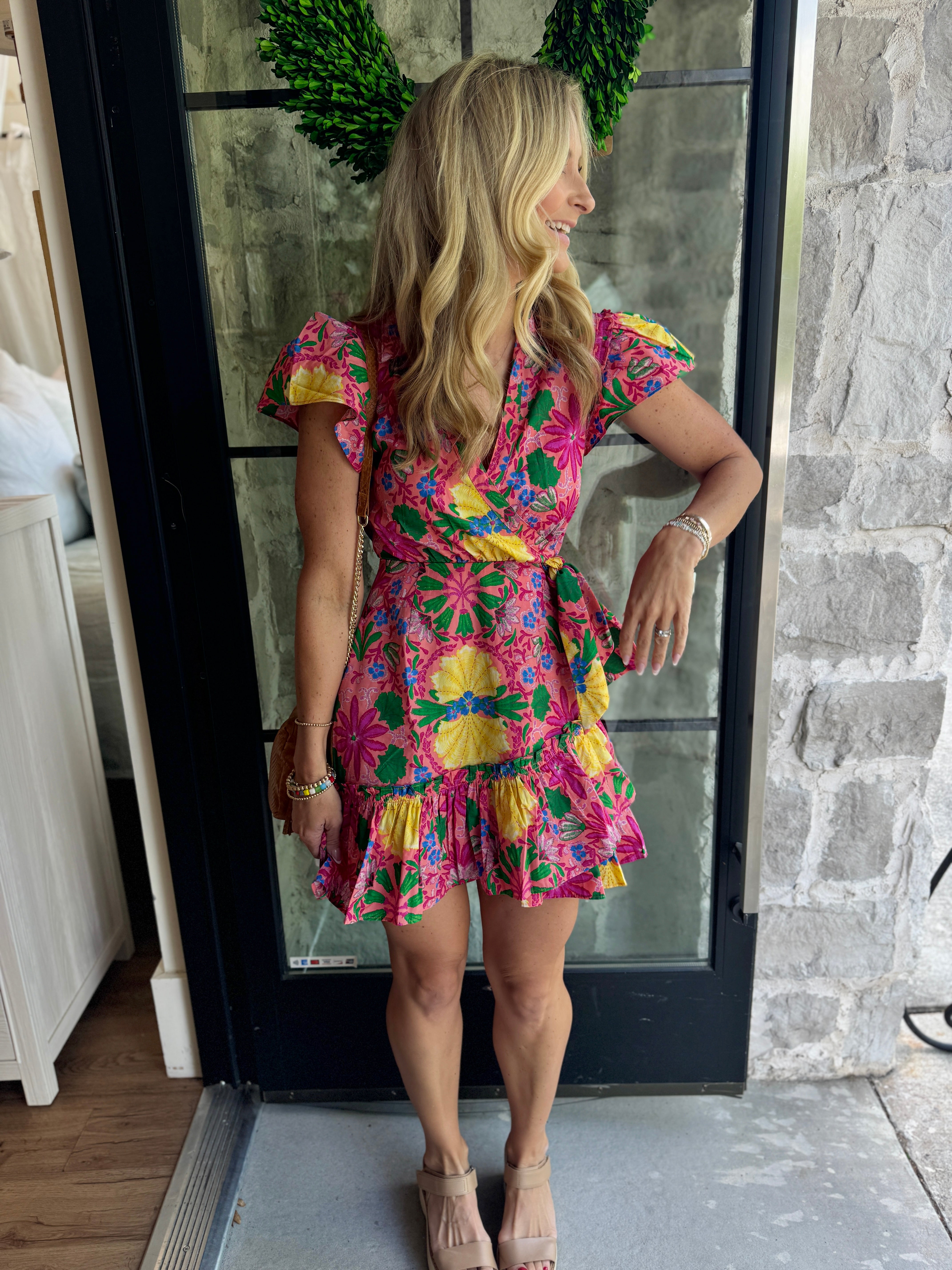 Jenna Floral Pattern Dress