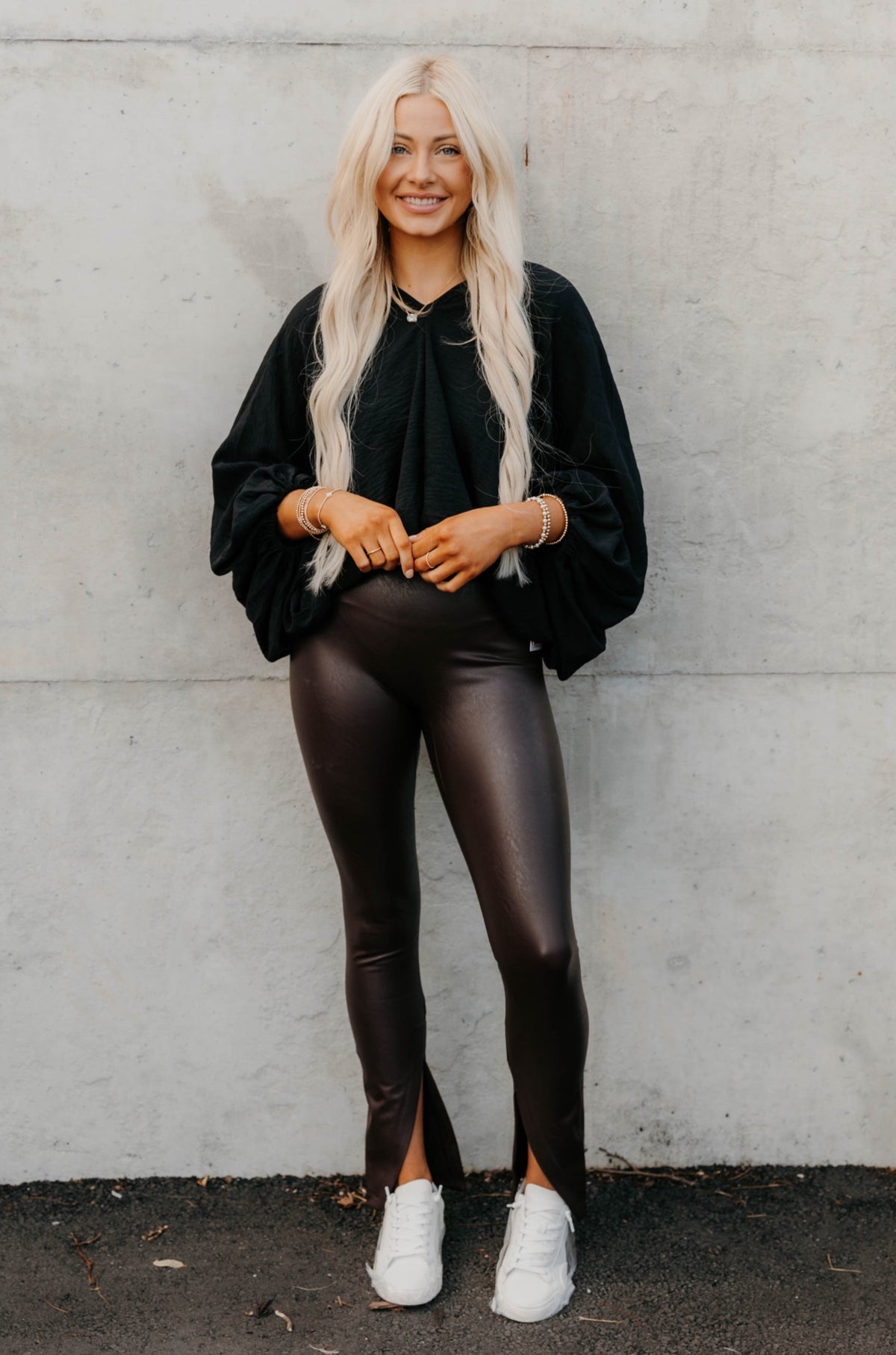 SPANX Leather-Like Front Slit Skinny - Final Sale 50% off in cart Treehouse On Main SPANX Leather-Like Front Slit Skinny - Final Sale 50% off in cart Treehouse On Main