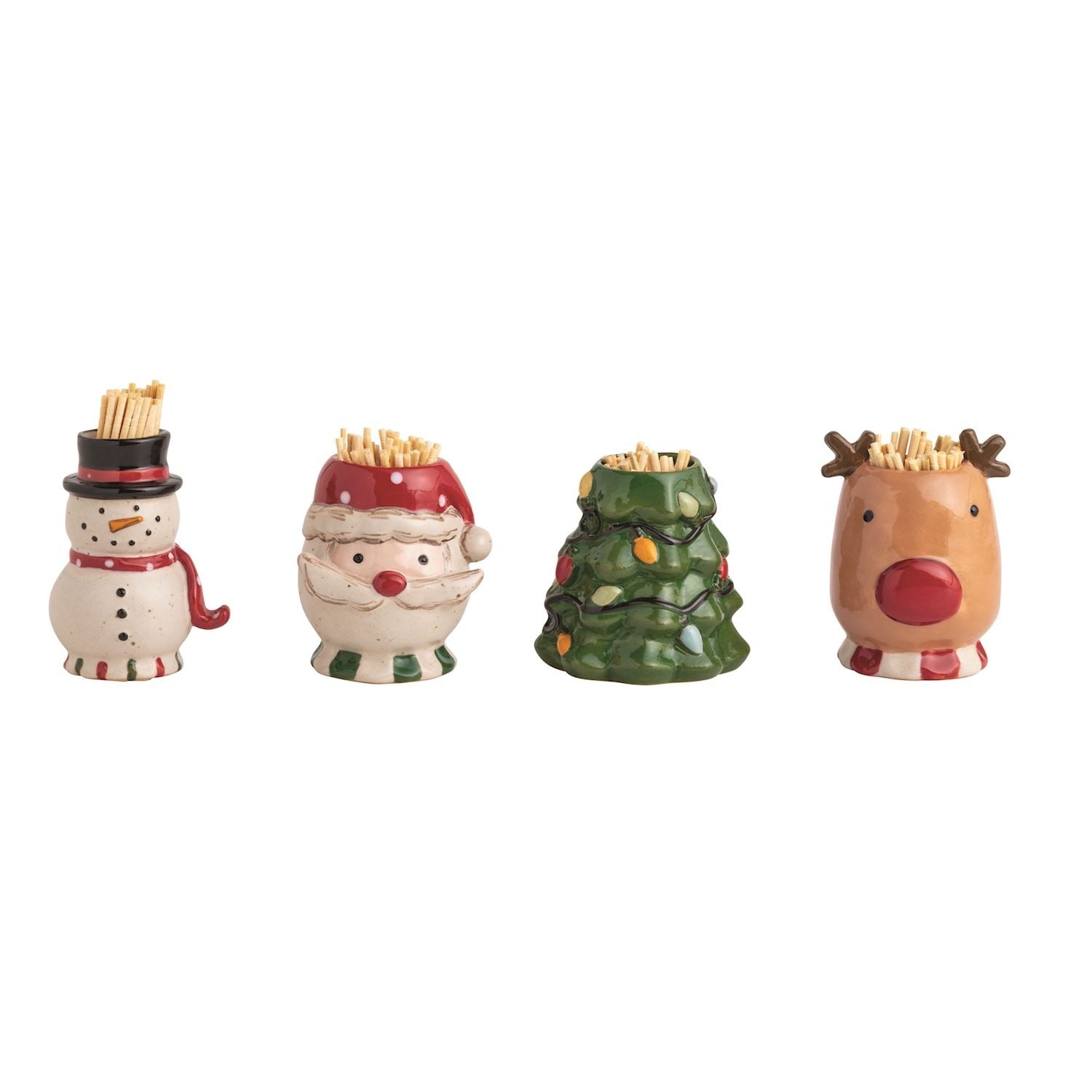 Farmhouse Christmas Toothpick Holder
