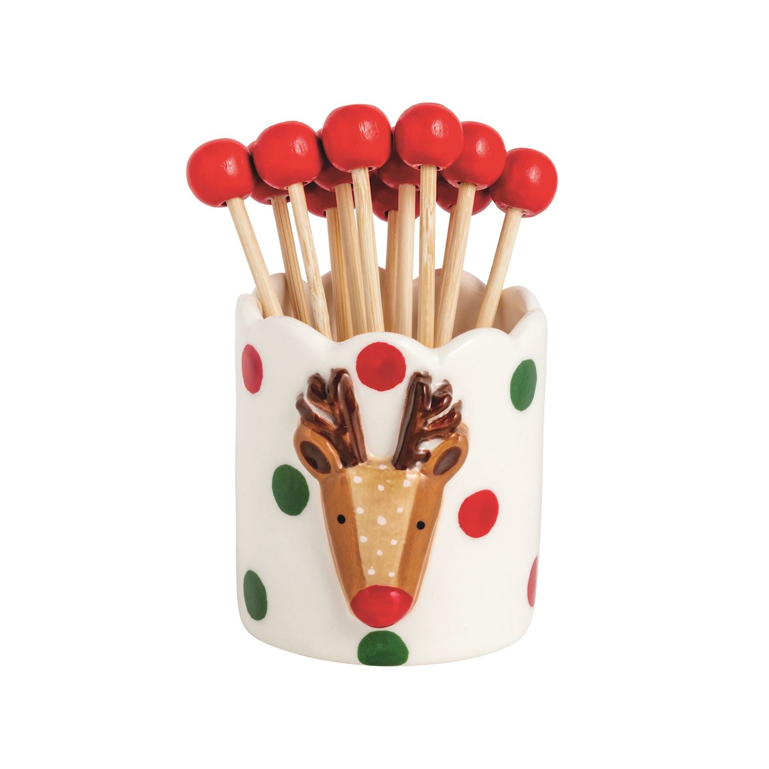 Wrapped Christmas Toothpick Holder