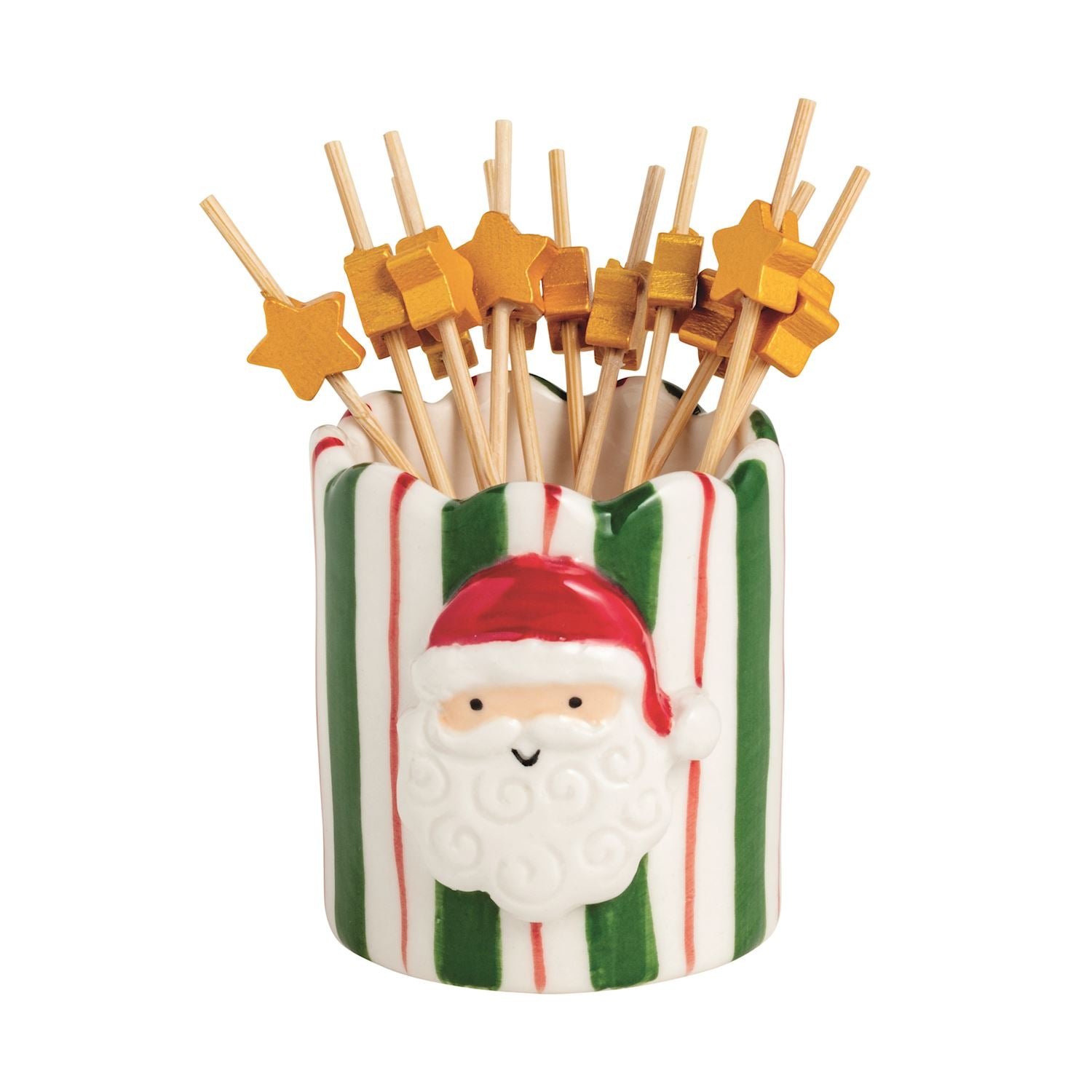 Wrapped Christmas Toothpick Holder