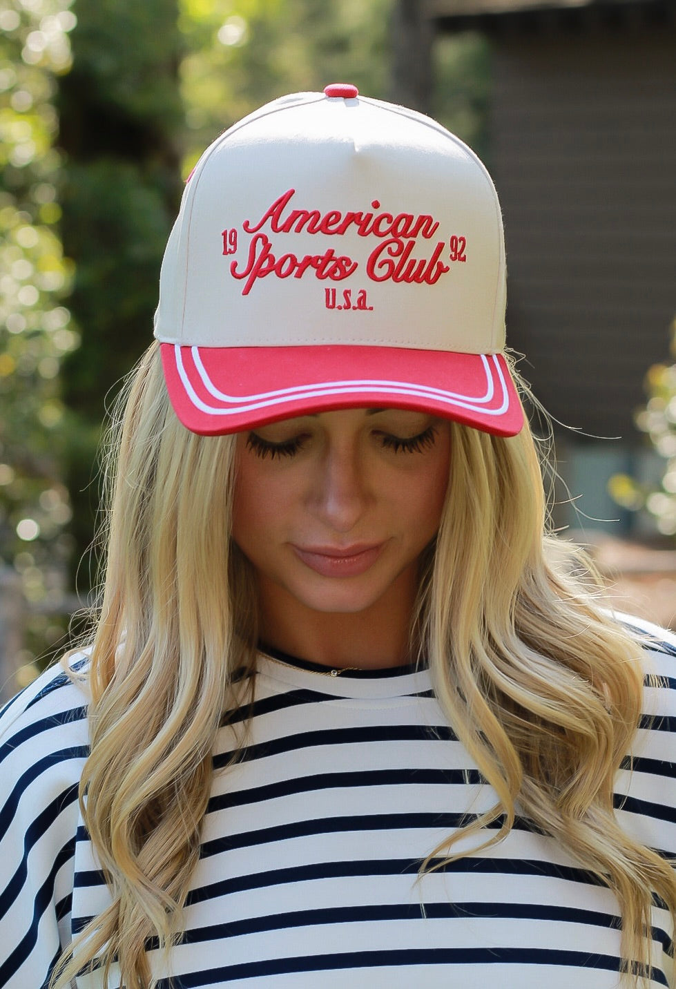 American Sports Club Embroidered Trucker Hat