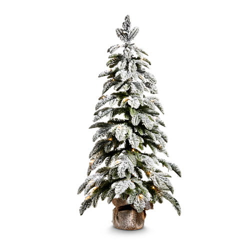 3' Lighted Flocked Tree in Bag