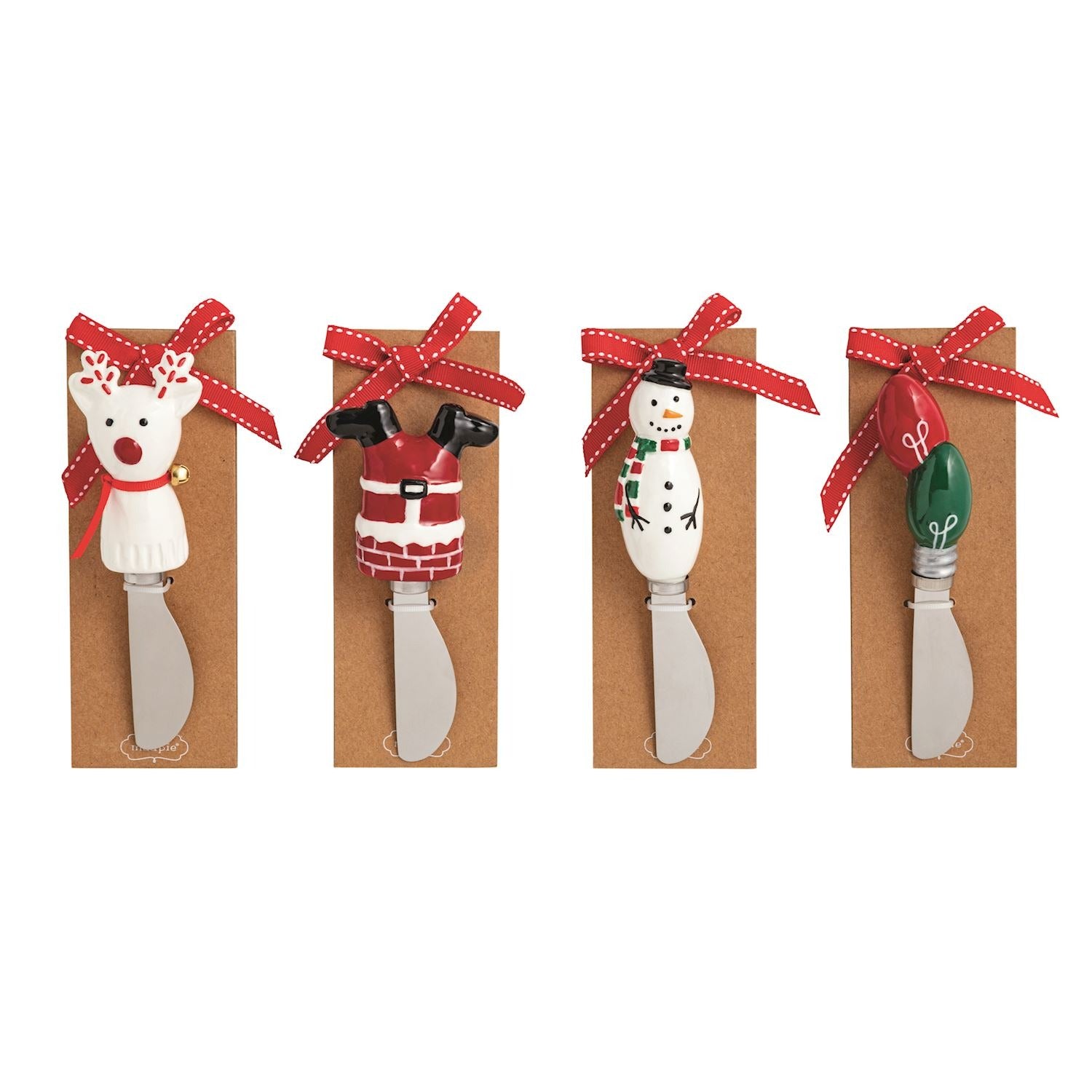 Figural Ceramic Christmas Spreader