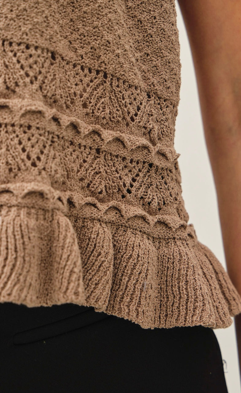 Isla Ruffle Hem Top