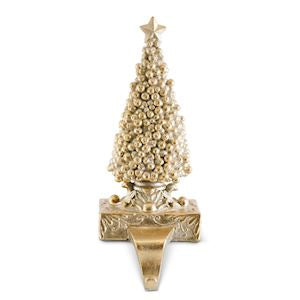 Antiqued Gold Stocking Holder