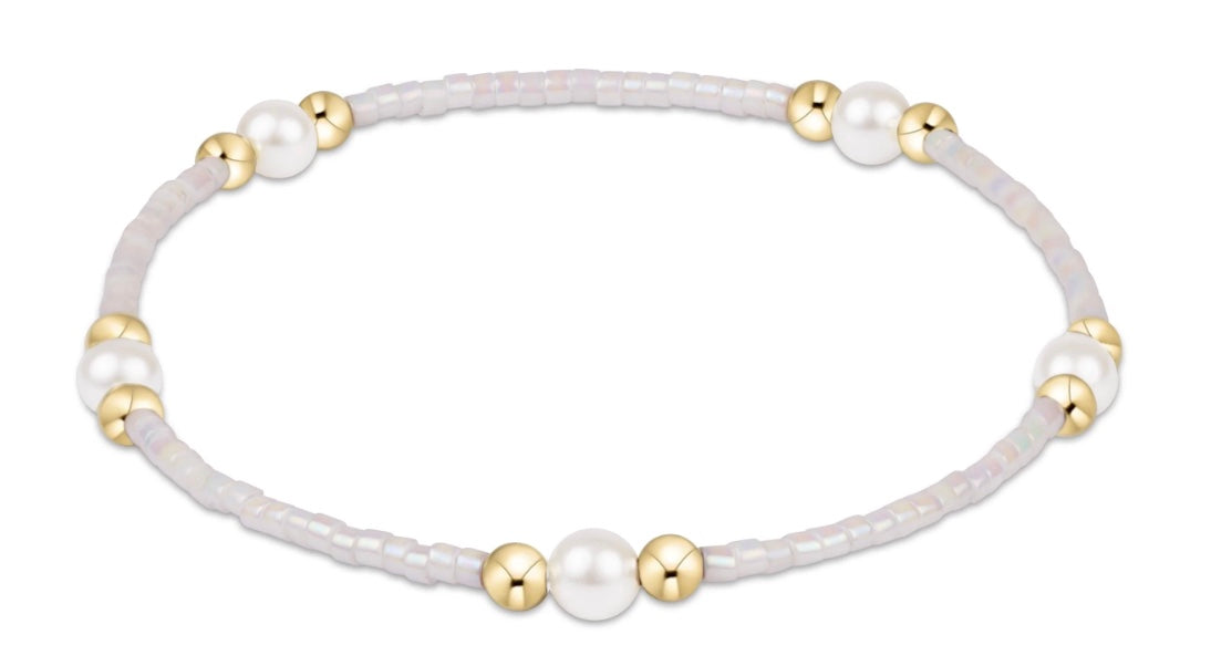 E Newton Hope Purpose Pearl Bracelet