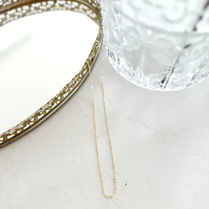 Inspire Designs Refined Necklace - 16k Gold Fill - Final Sale 30% off in cart