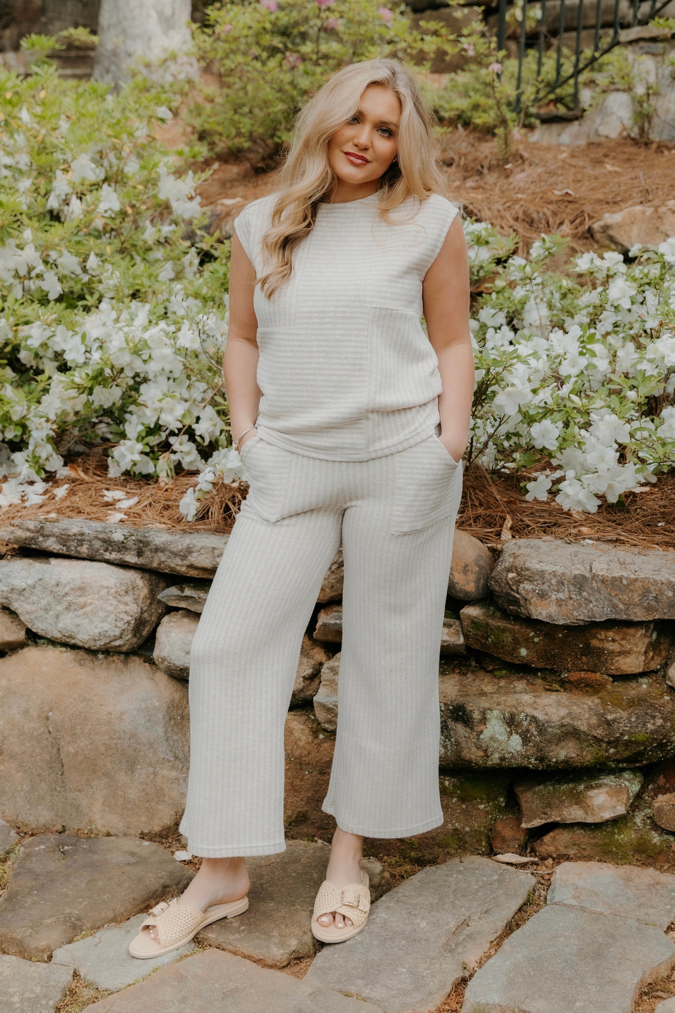 Iyla Woven Striped Pants