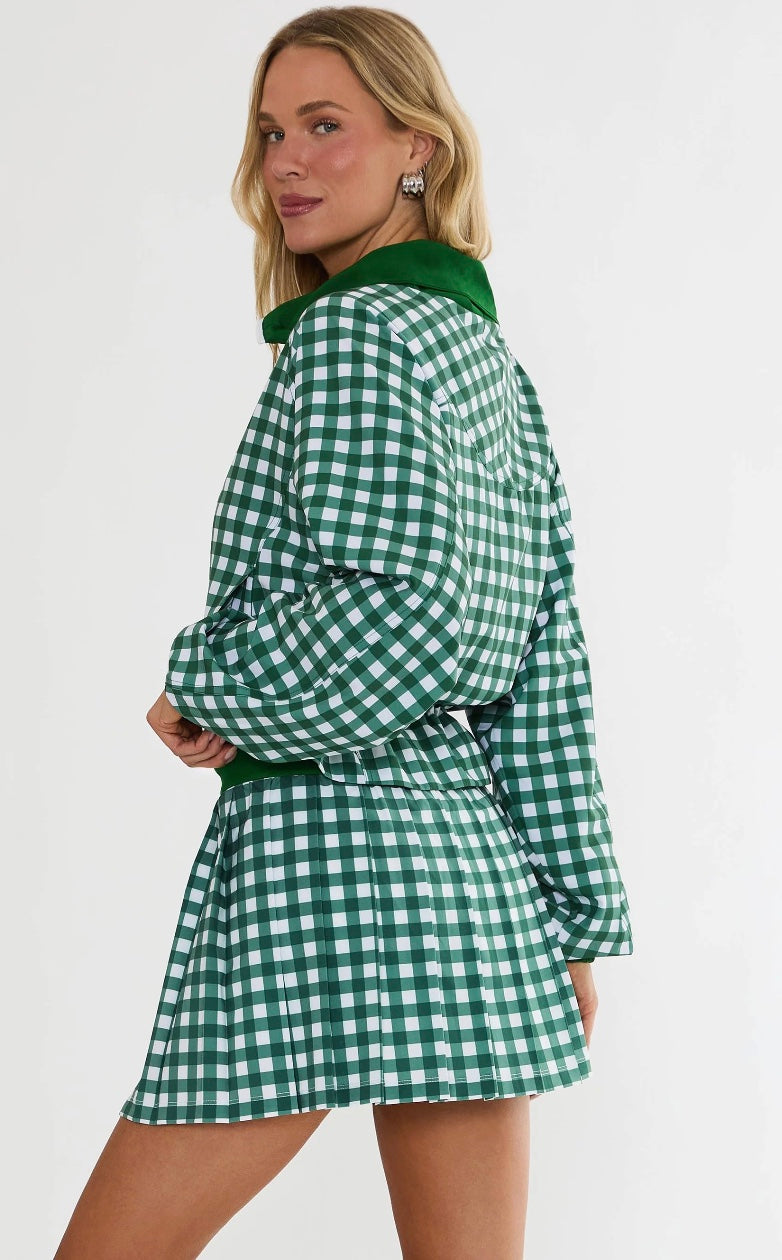 Beach Riot Casen Jacket Fairway Check