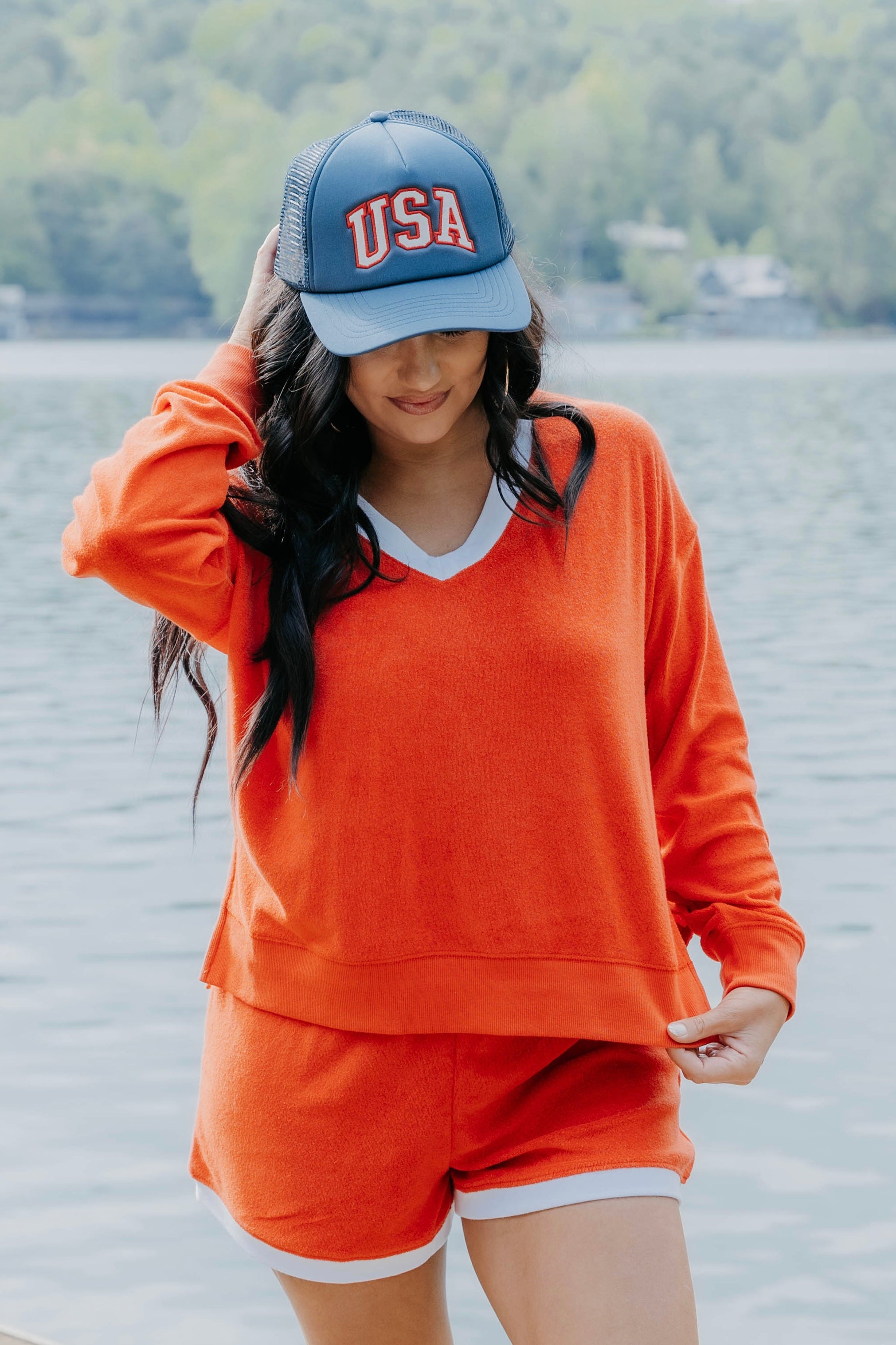 Z Supply Marx V-Neck Terry Sweatshirt - Final Sale 40% off in cart