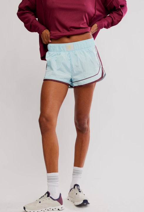 Free People Movement Varsity Blues Shorts