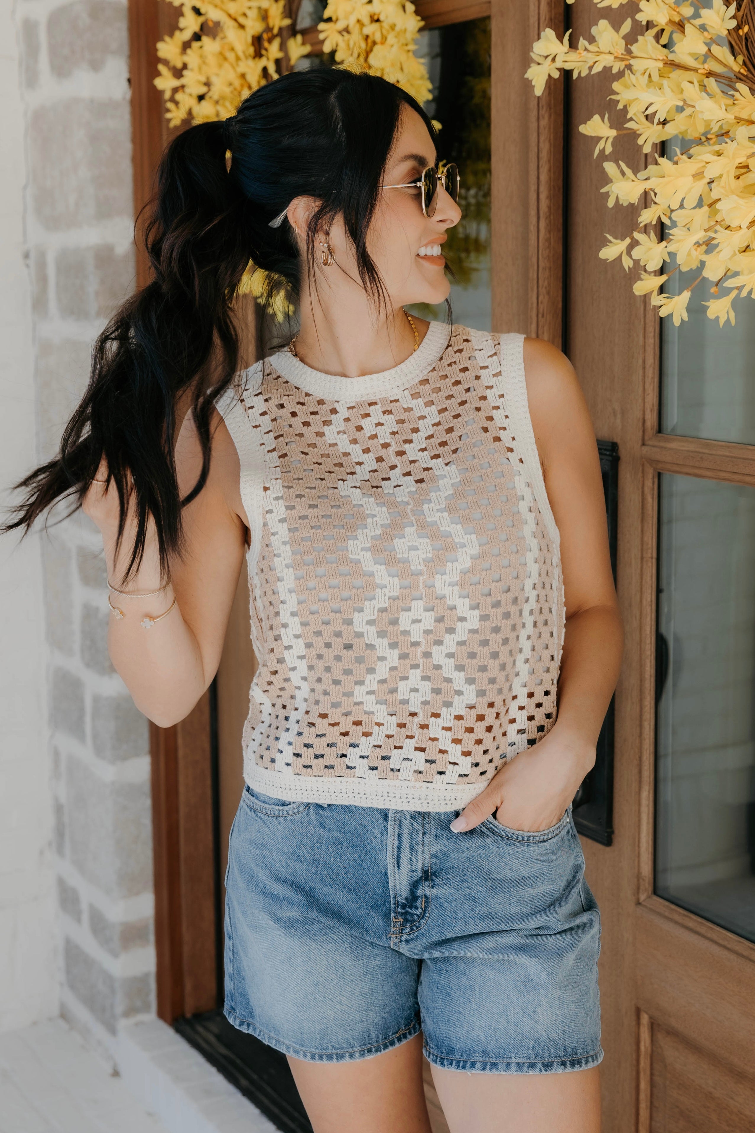 Z Supply Oasis Crochet Top