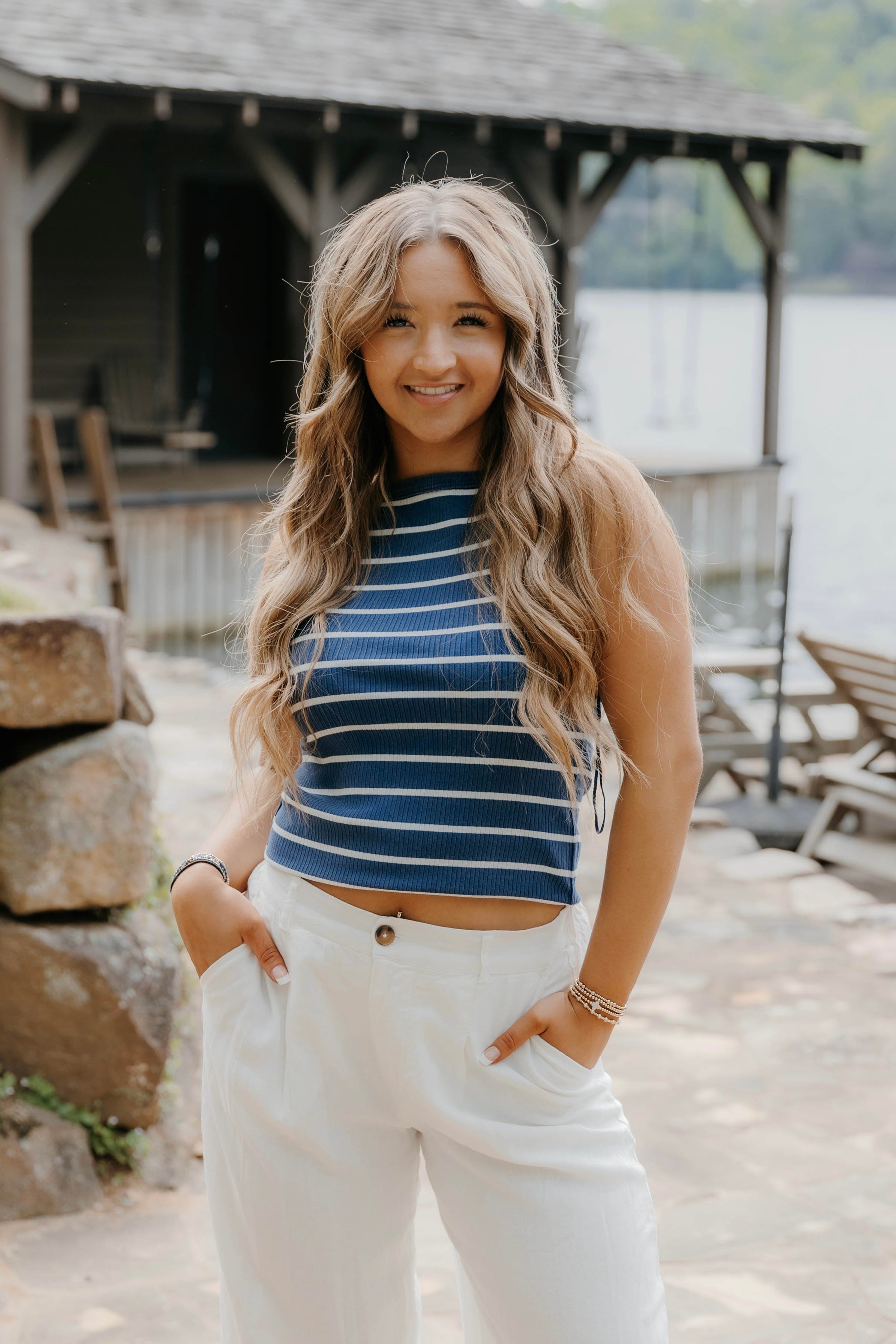 Free People Mia Striped Tank