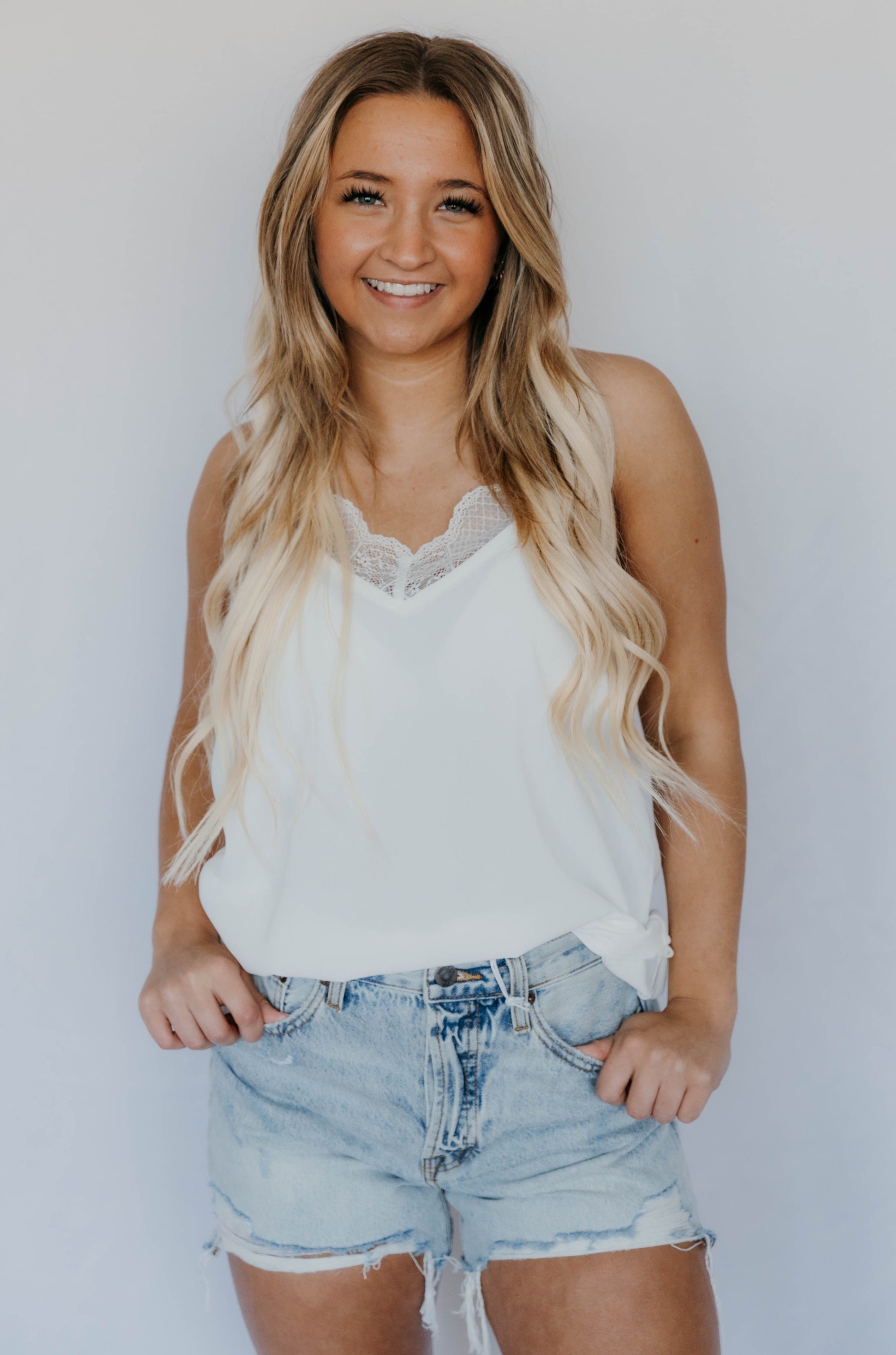 Audrey Lace Cami - Final Sale 30% off in cart