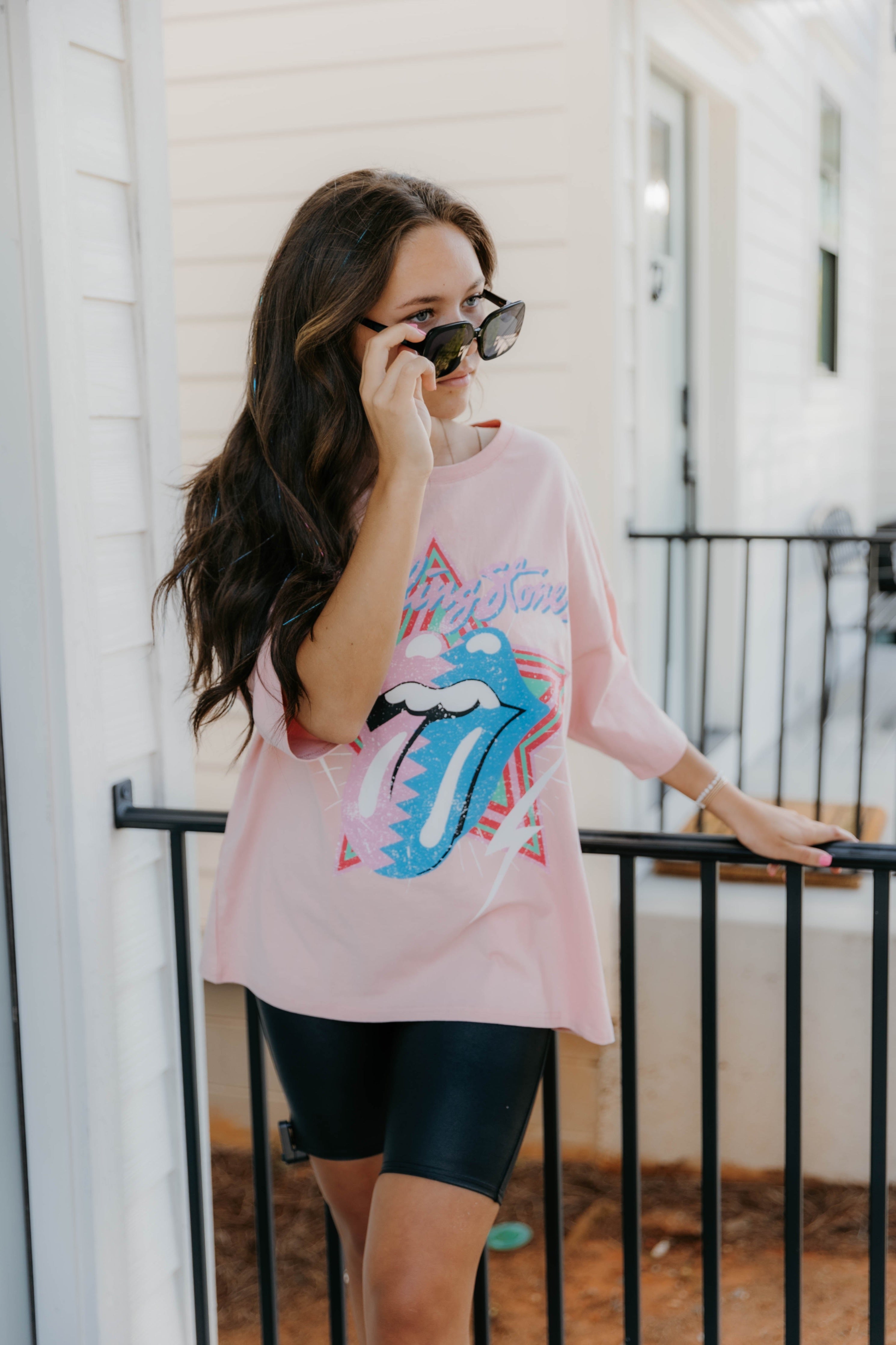 Rolling Stones Oversized Graphic Tee - Final Sale 40% off in cart