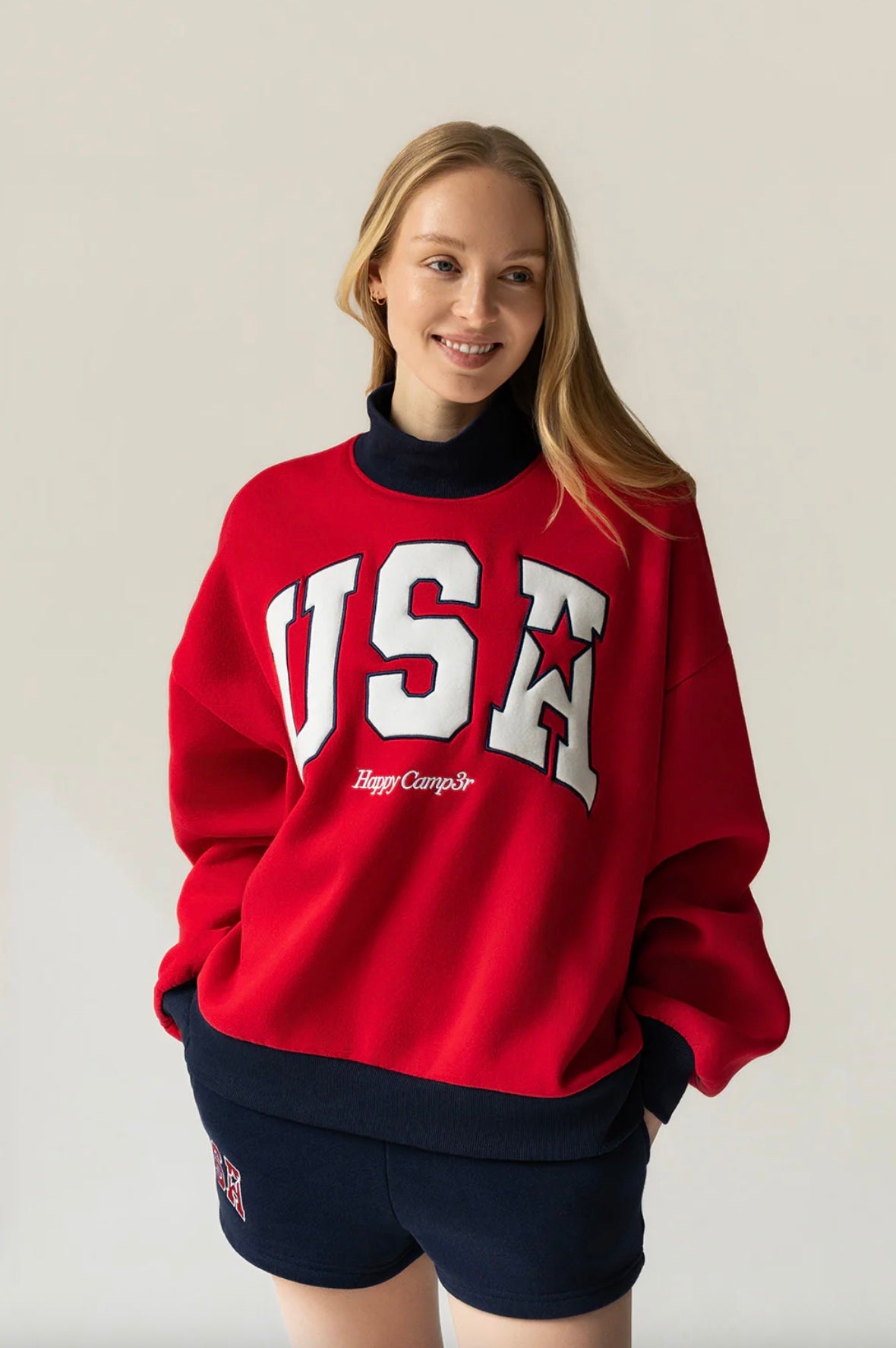 USA Mockneck Sweatshirt