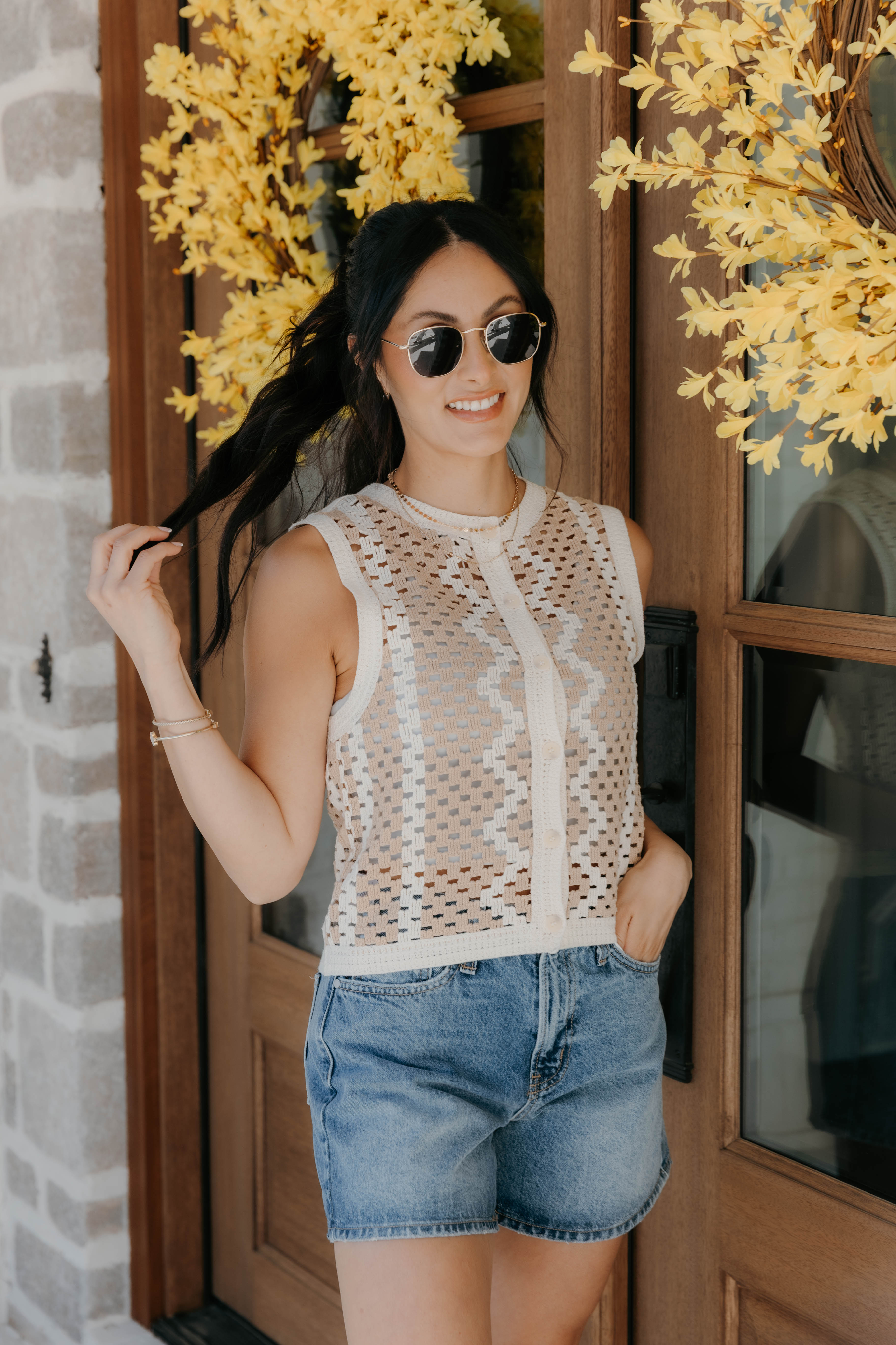 Z Supply Oasis Crochet Top