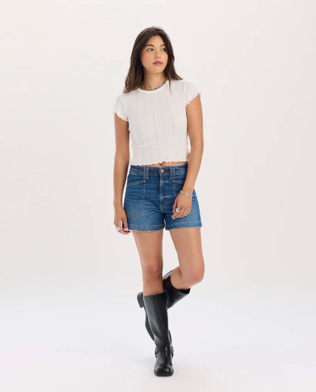 Daze Valley Girl High Rise Short in Manhattan