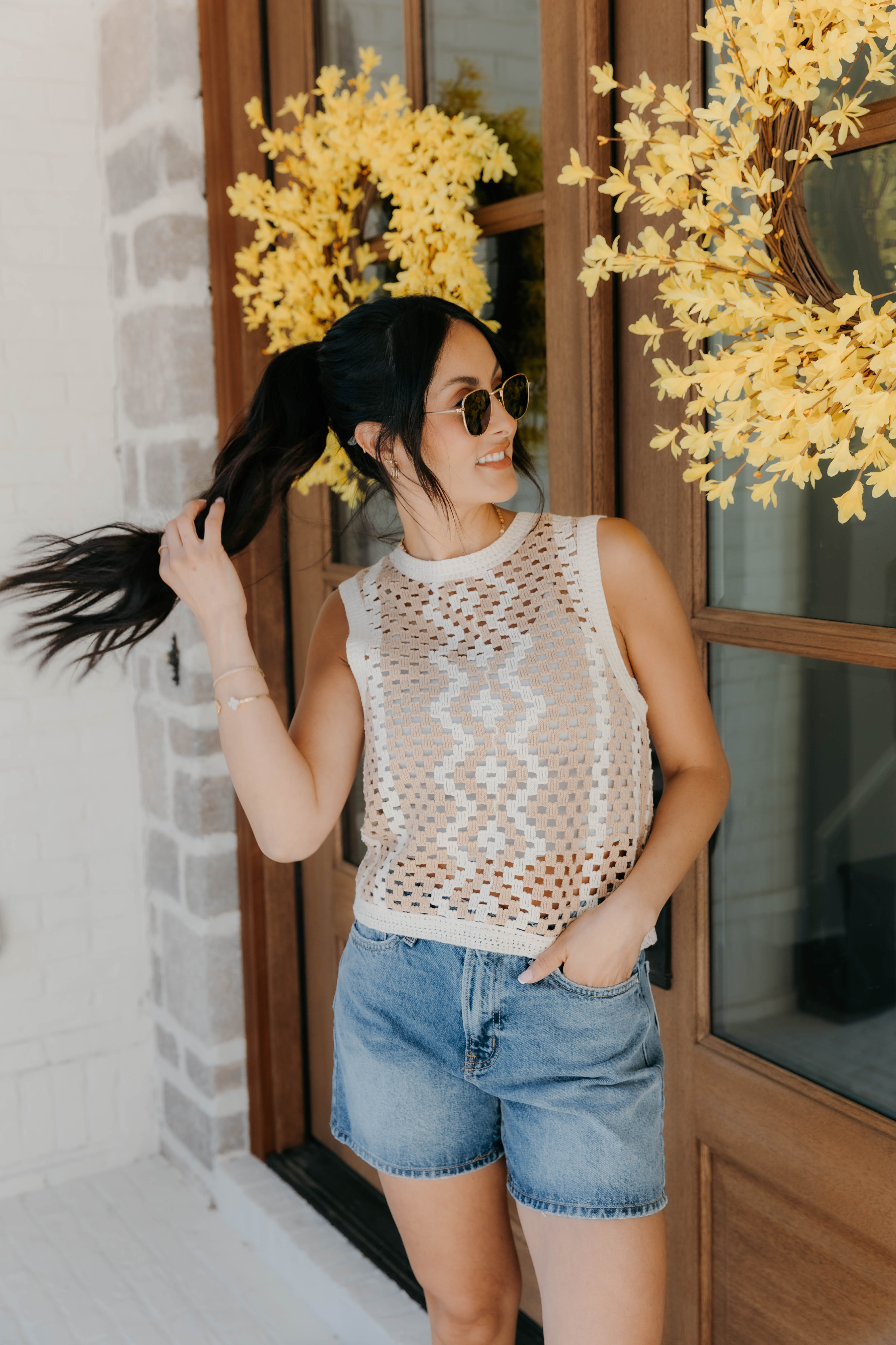 Z Supply Oasis Crochet Top