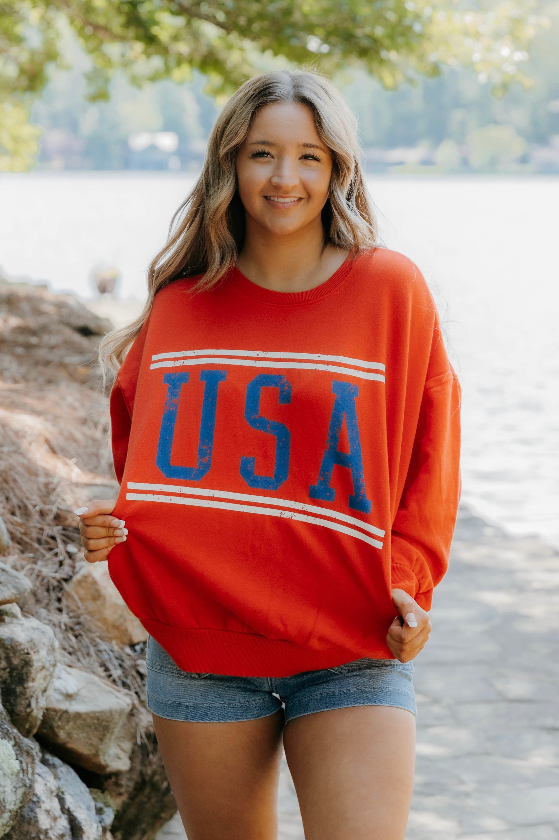 Z Supply USA Sunday Sweatshirt