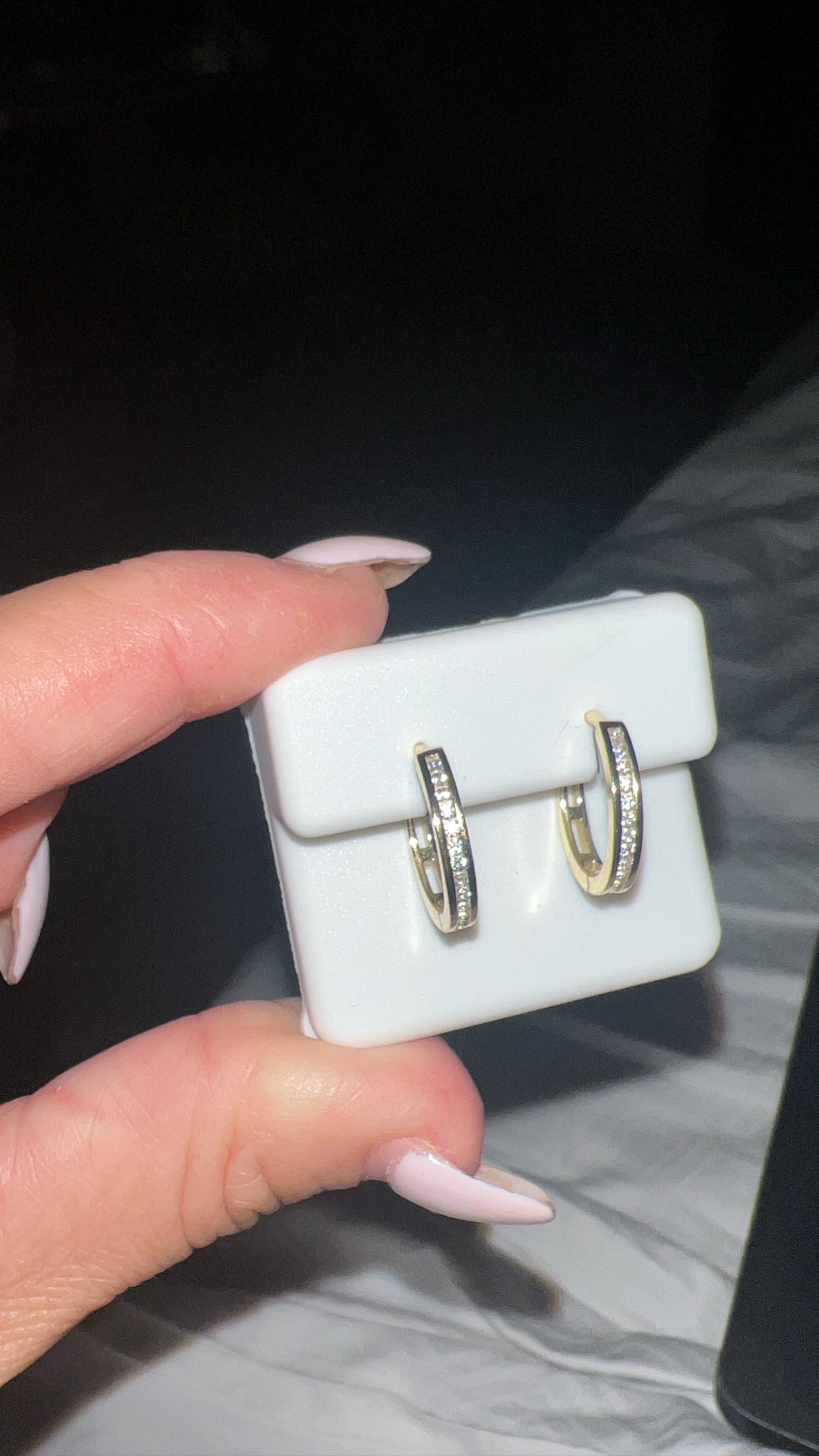 The Graduate Gold Plate Hoops