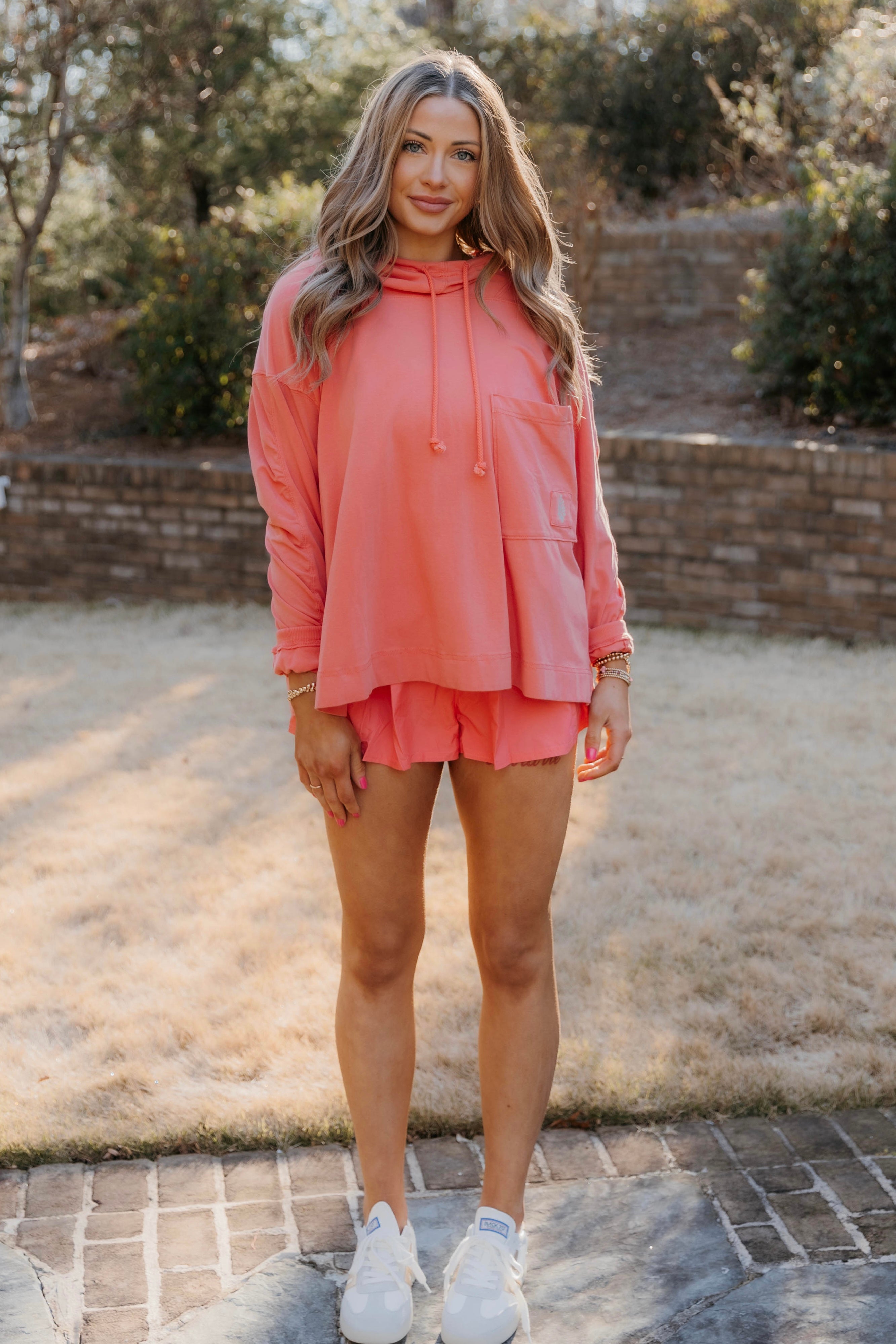 Free People Hot Shot Hooded Layer