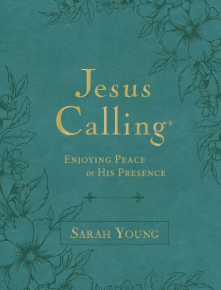 Jesus Calling: Large Text Teal Leathersoft