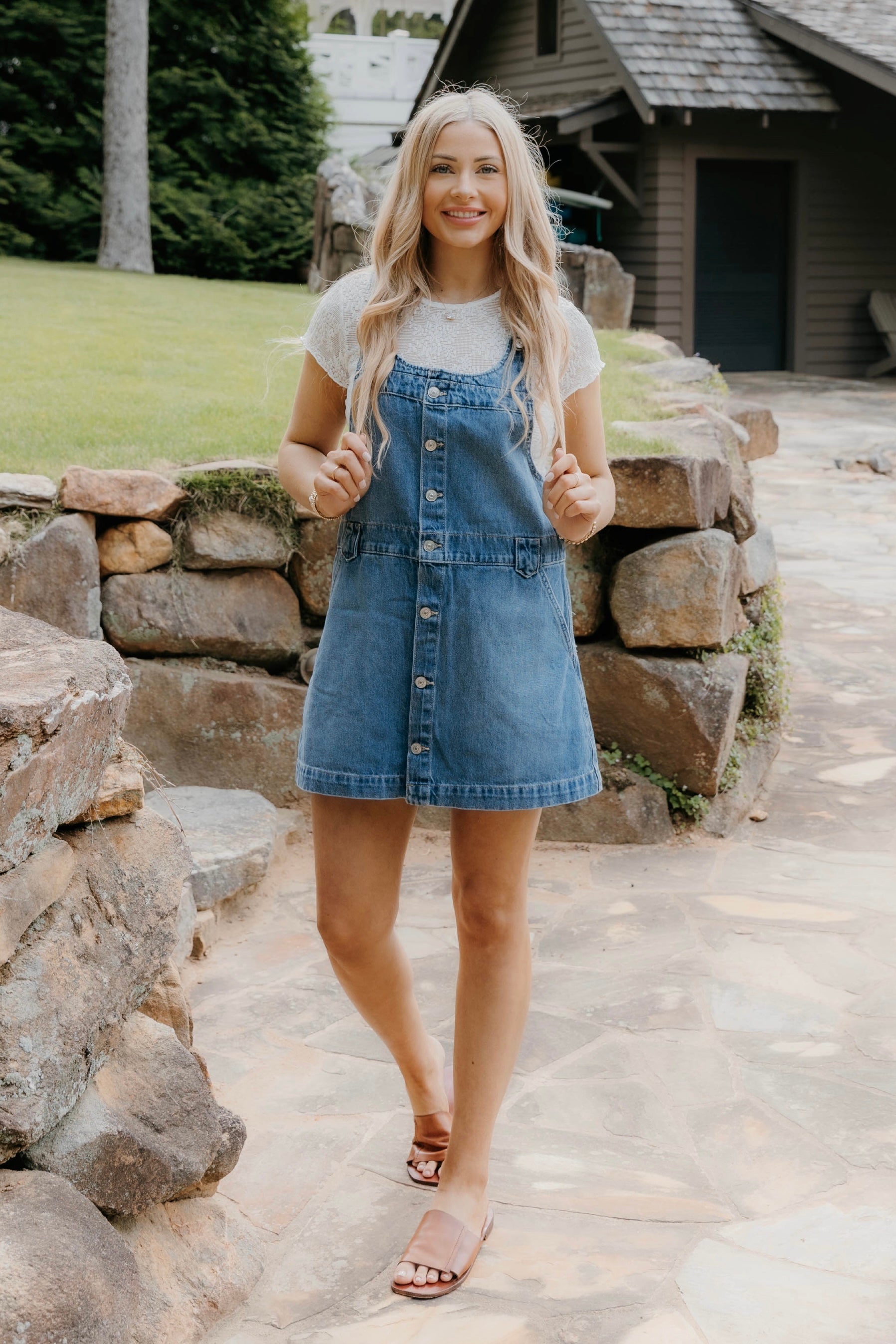 Free People Edie Denim Skirtall