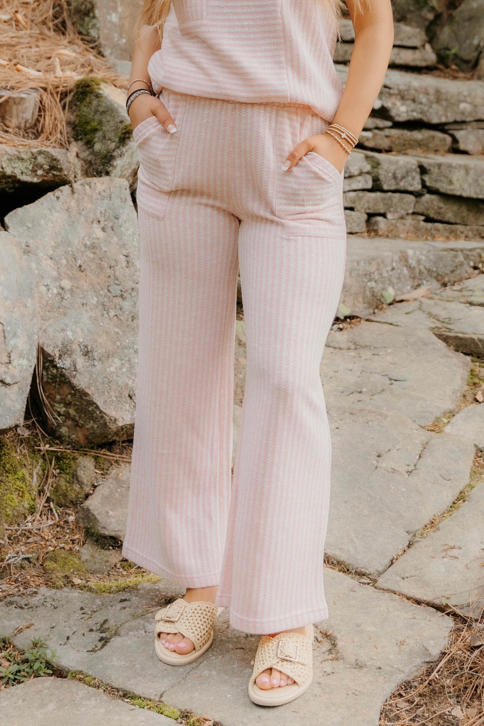 Iyla Woven Striped Pants