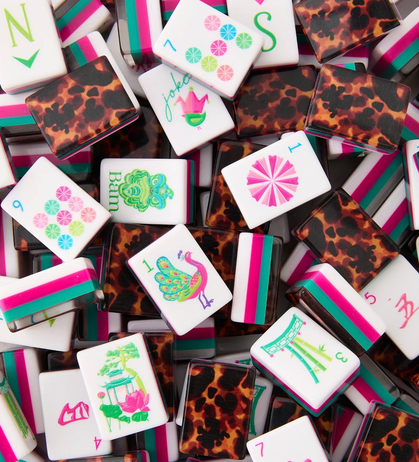 Glow Wild Mahjong Tiles