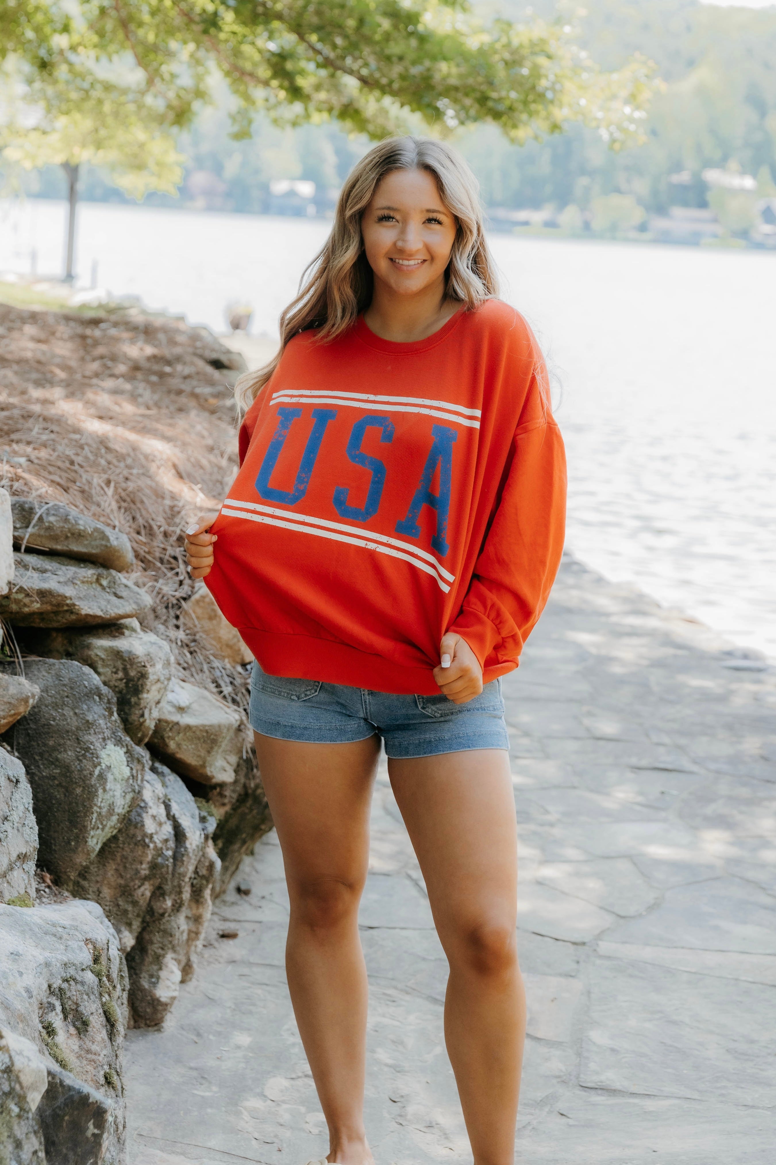 Z Supply USA Sunday Sweatshirt