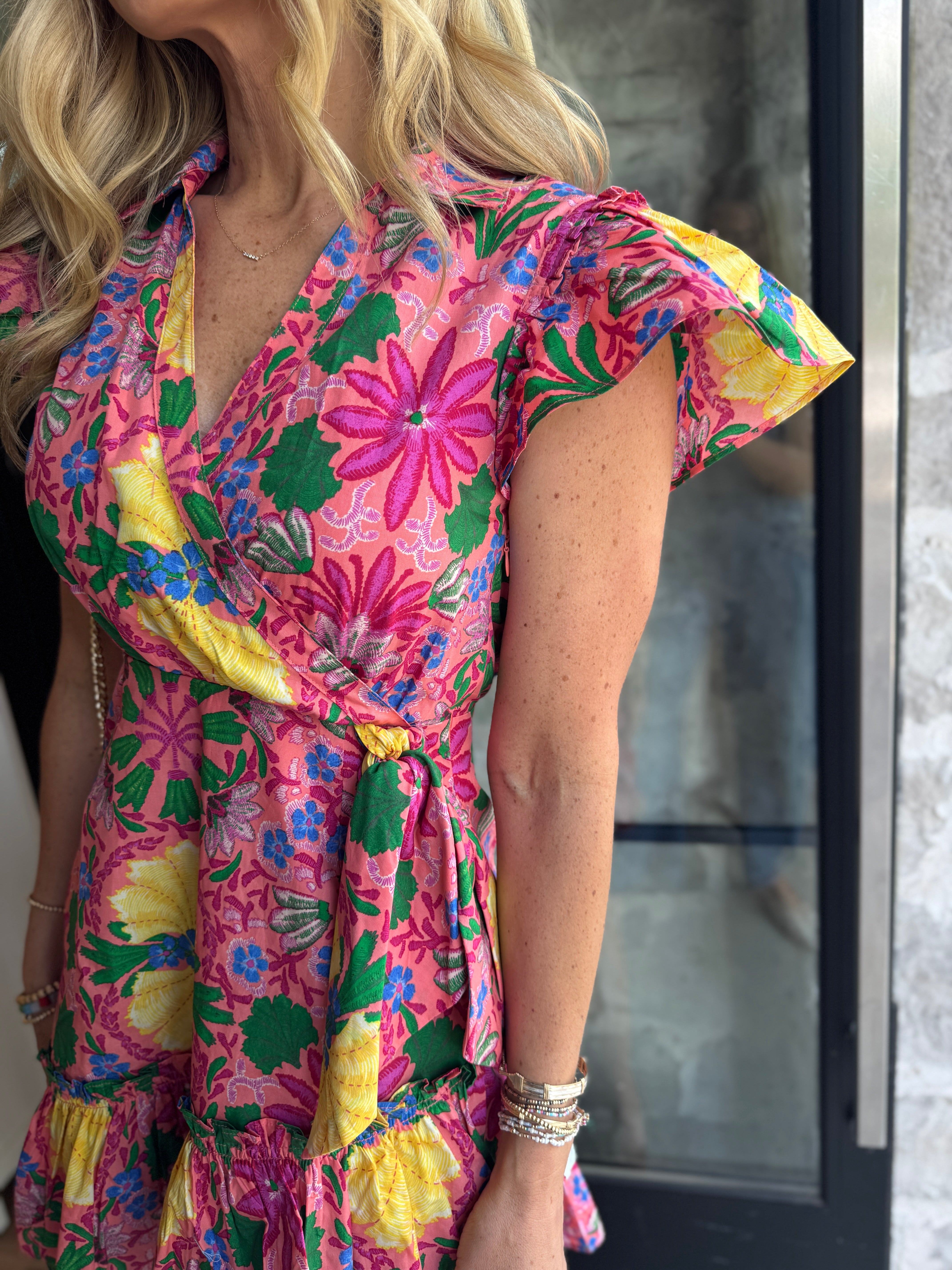 Jenna Floral Pattern Dress